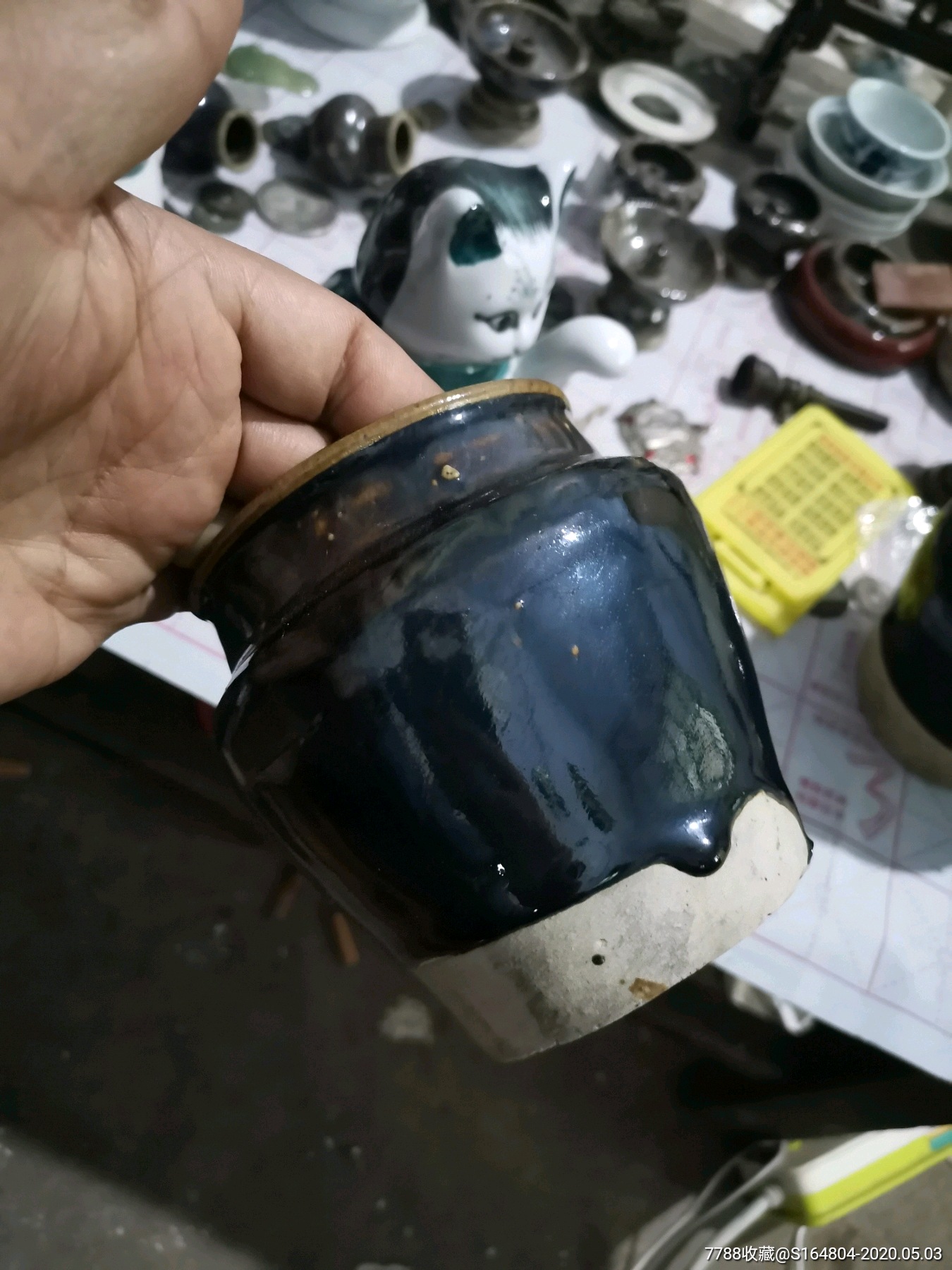 黑釉小坛子两个