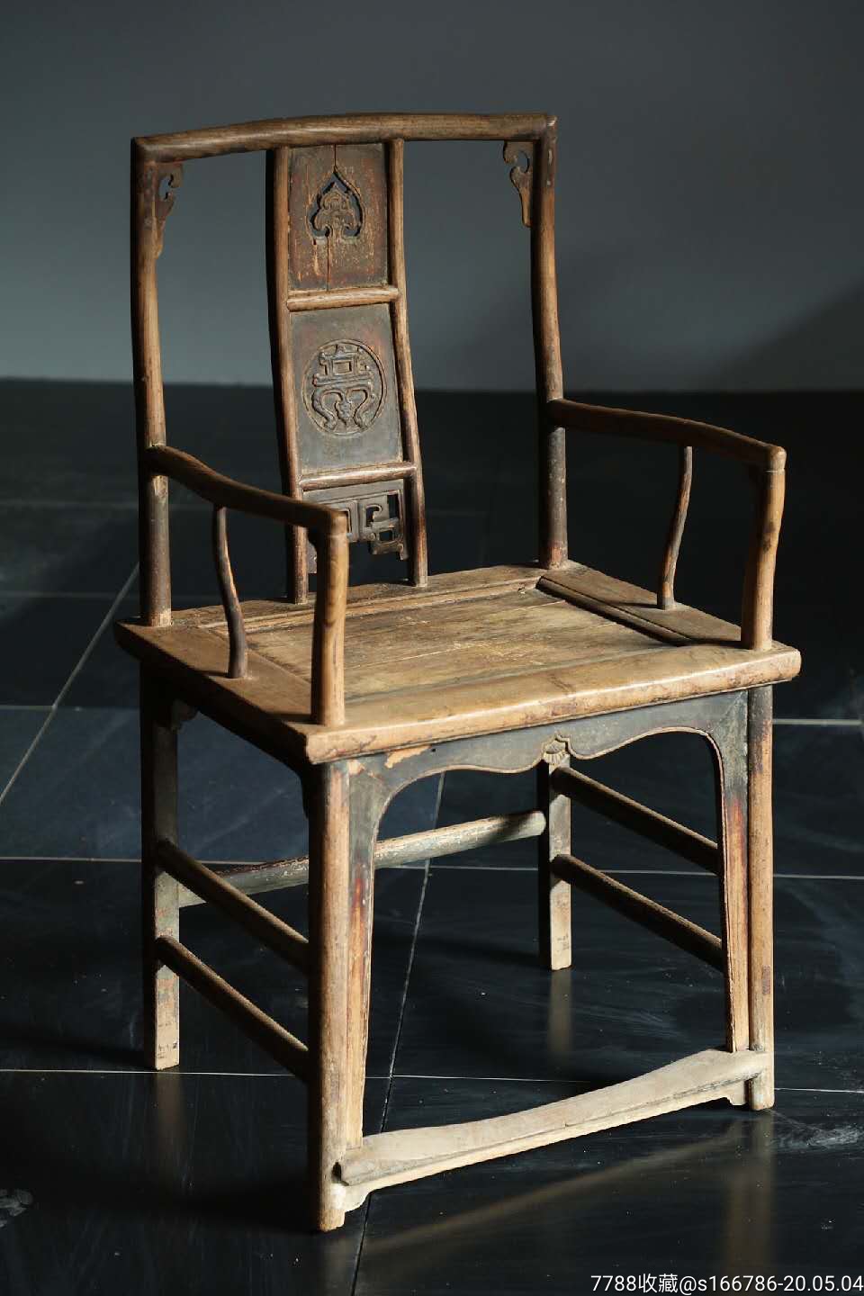 文房坐具～官帽椅 此椅出自齐鲁大地, _木椅/凳_第6张_7788旧家具收藏