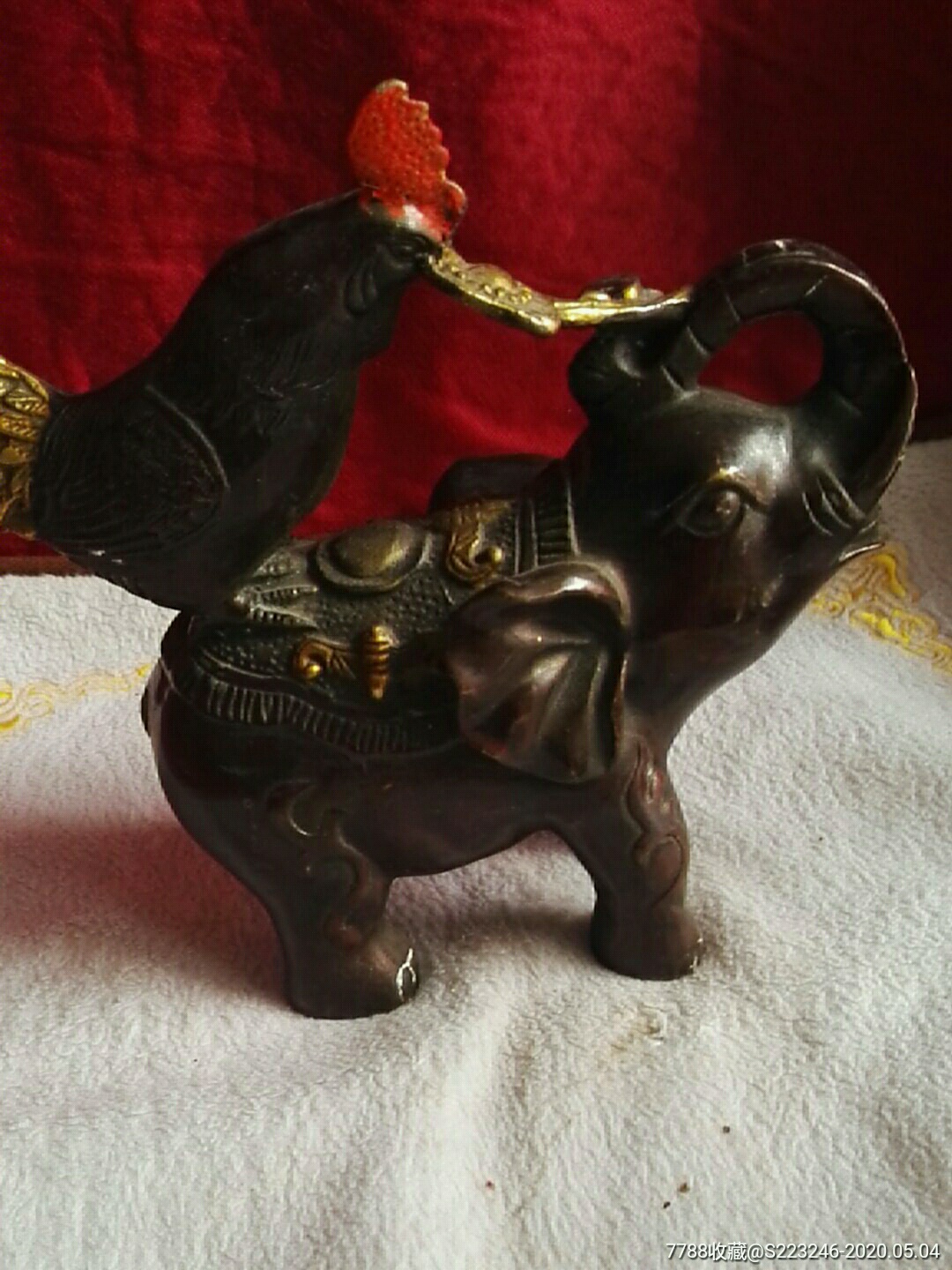 鸡象如意《吉祥如意》