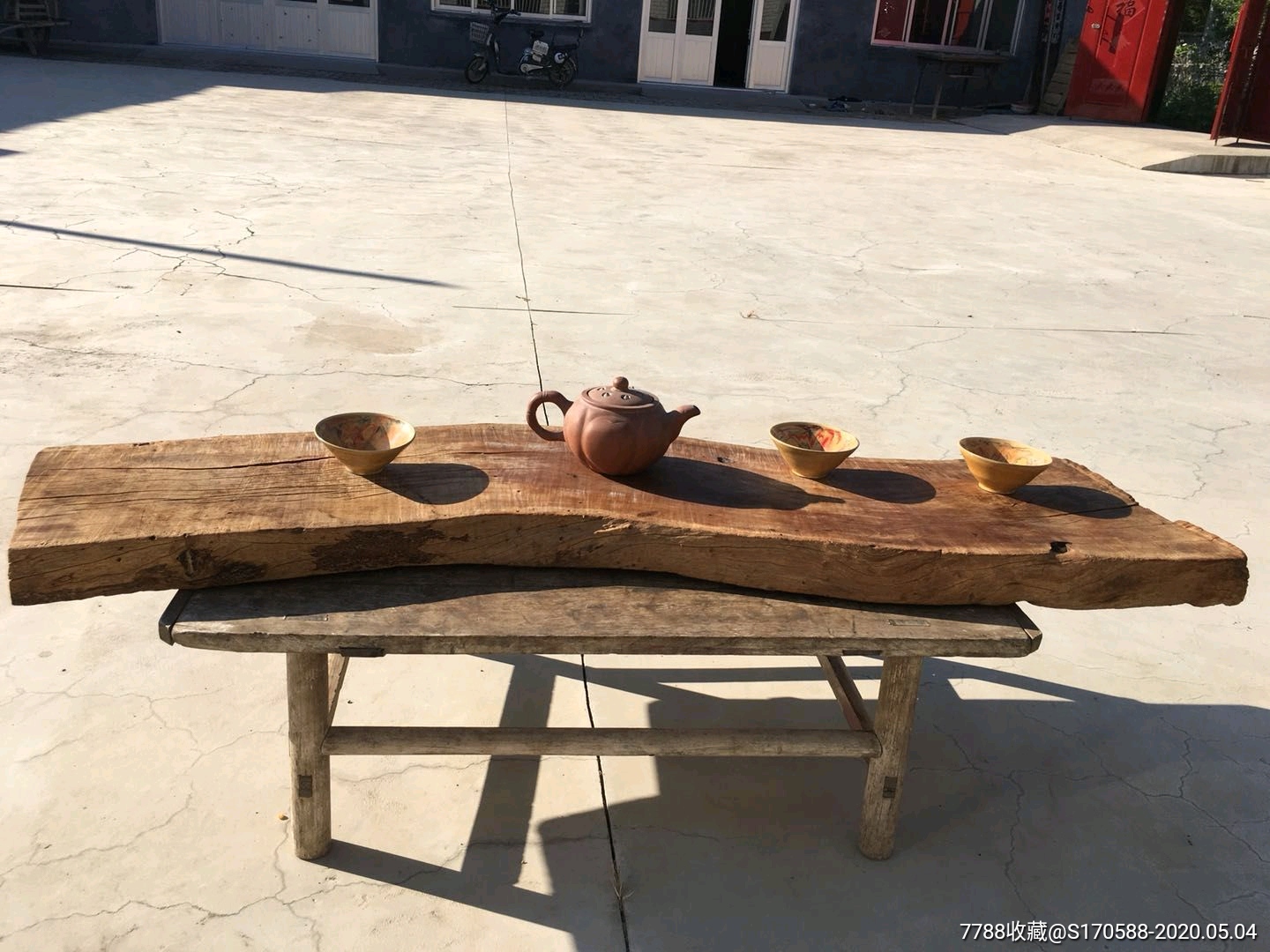 枣木随型板包浆一流做茶台首选