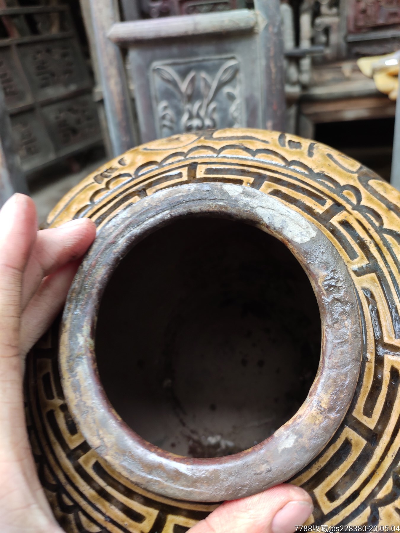 龙纹大缸-酱釉瓷/紫金釉-7788收藏__收藏热线