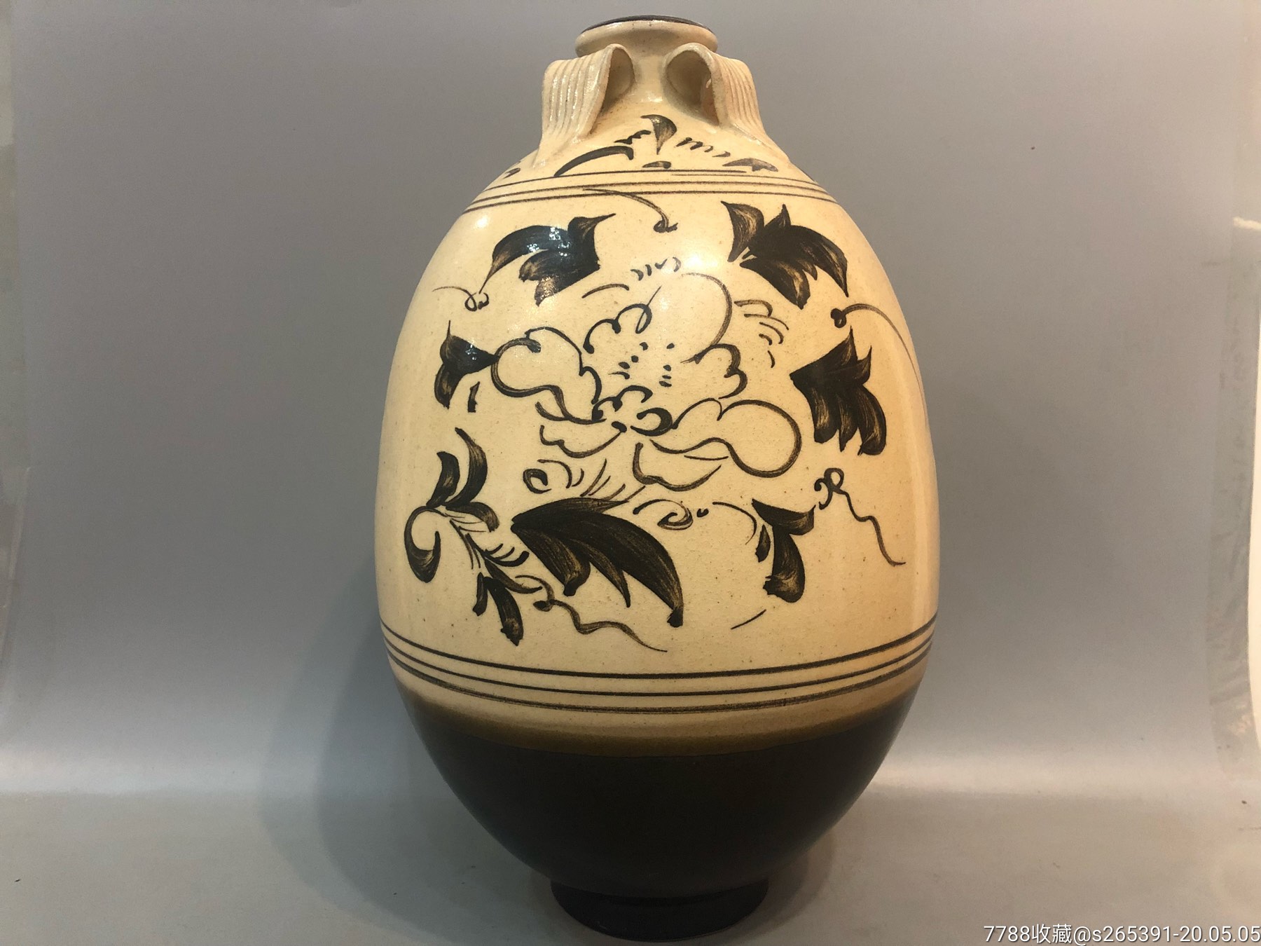 99磁州窑花卉四系罐10品￥55,00099宋代定窑酱釉盖罐五品以下￥75