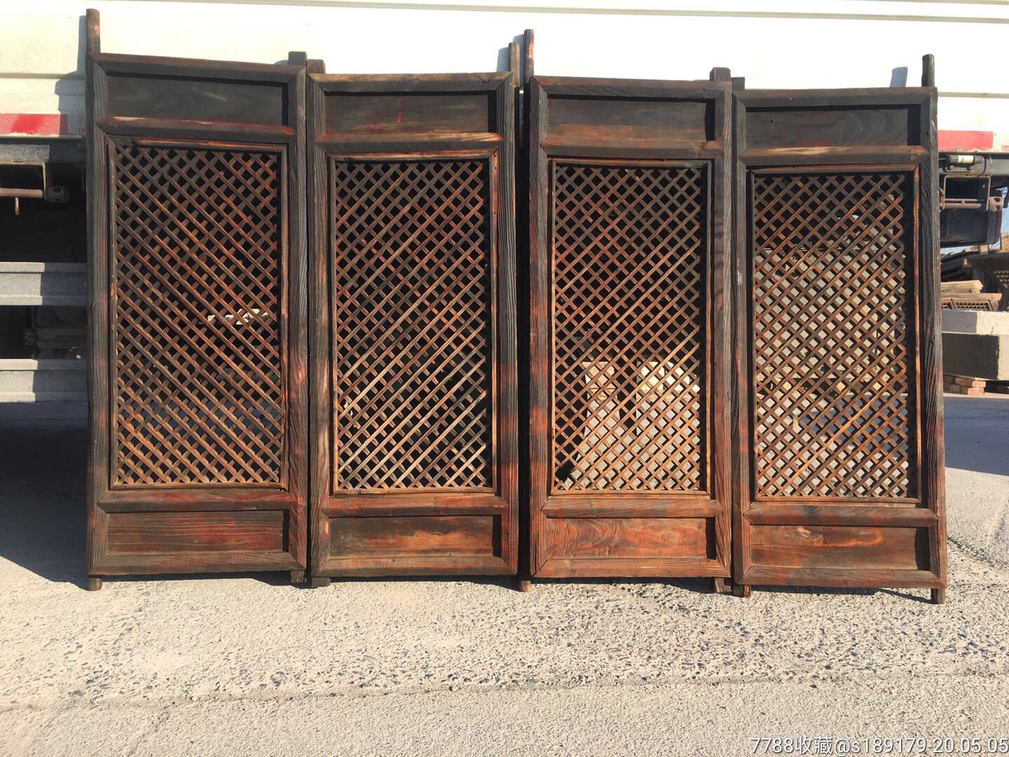 清代老榆木窗31