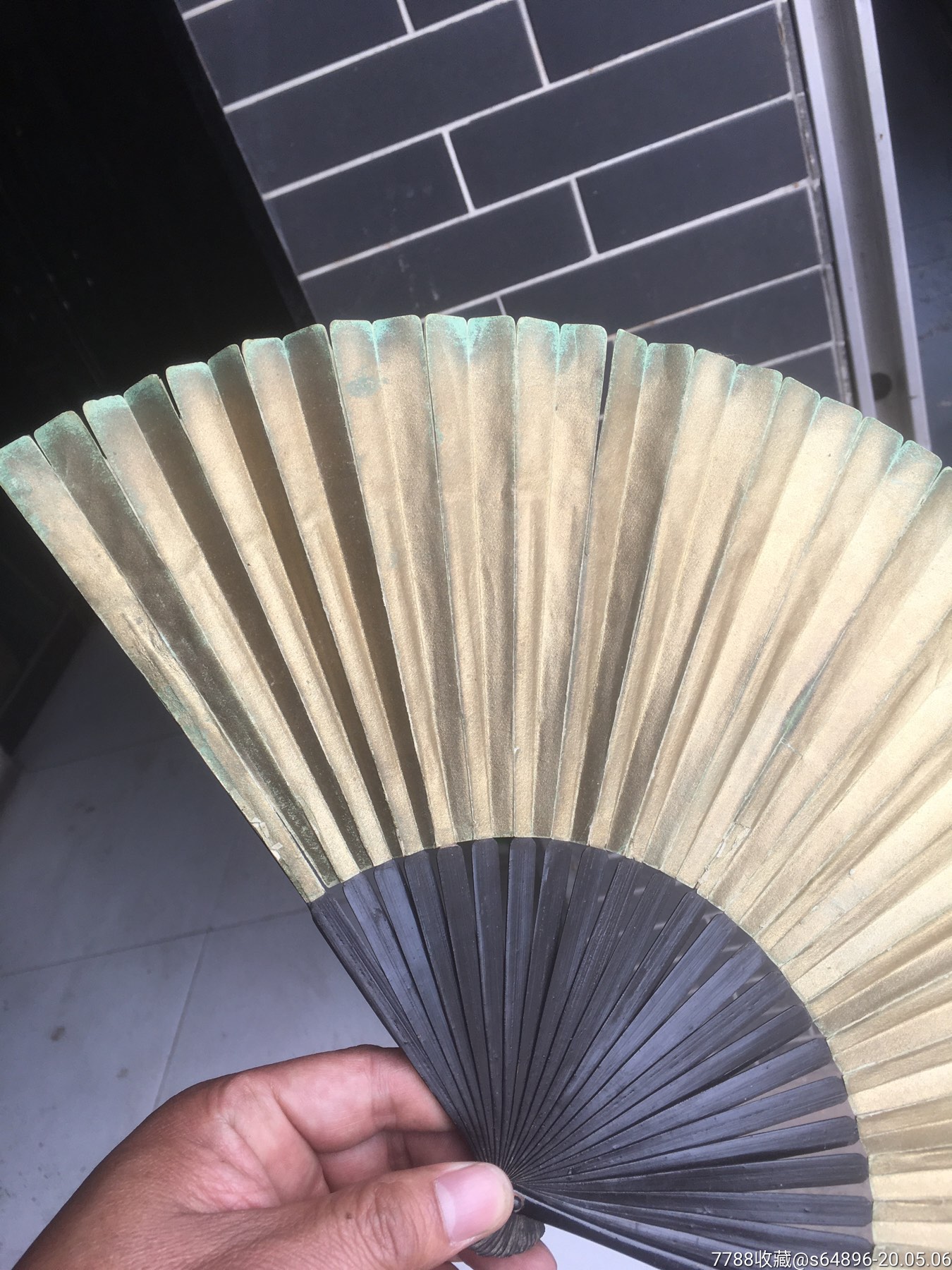 清代名家优美画工老扇子