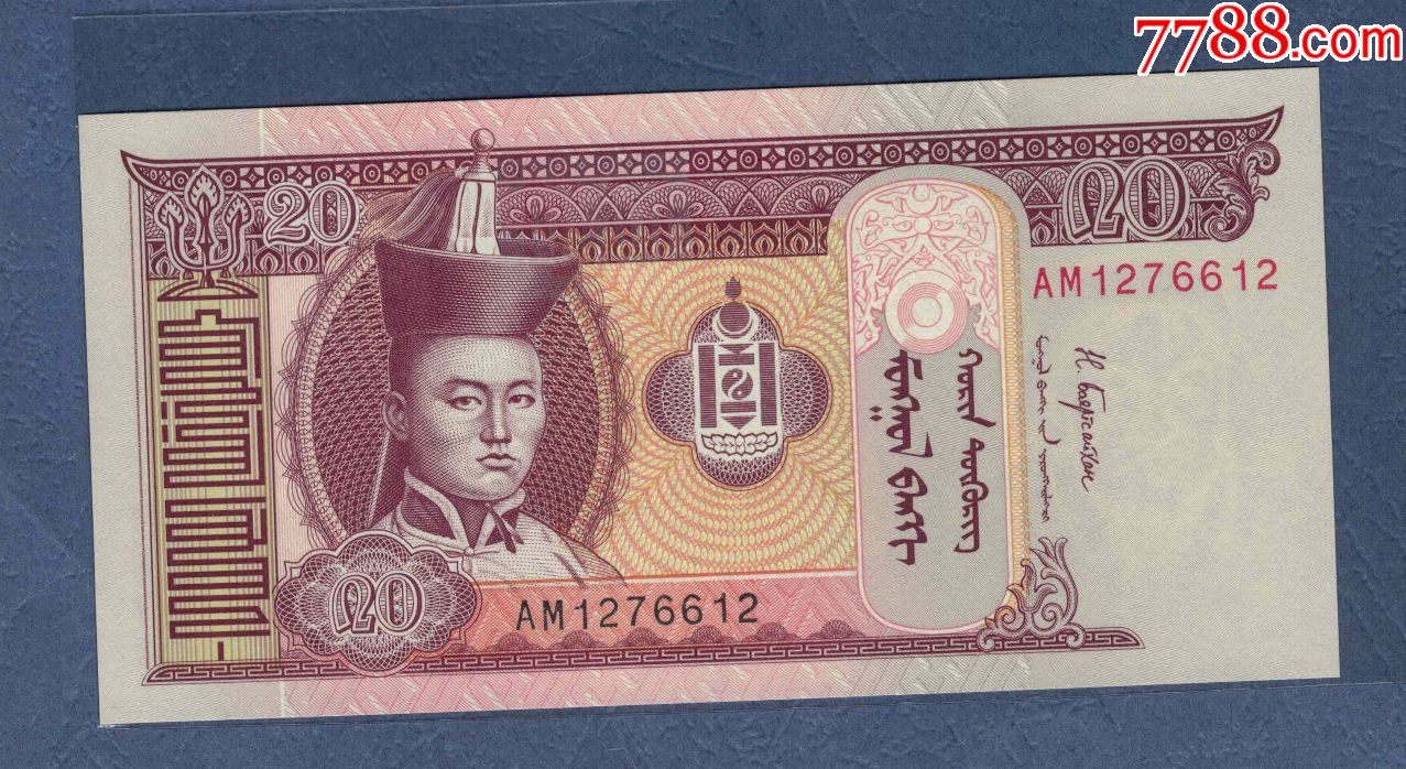 蒙古图格里克人民币图片