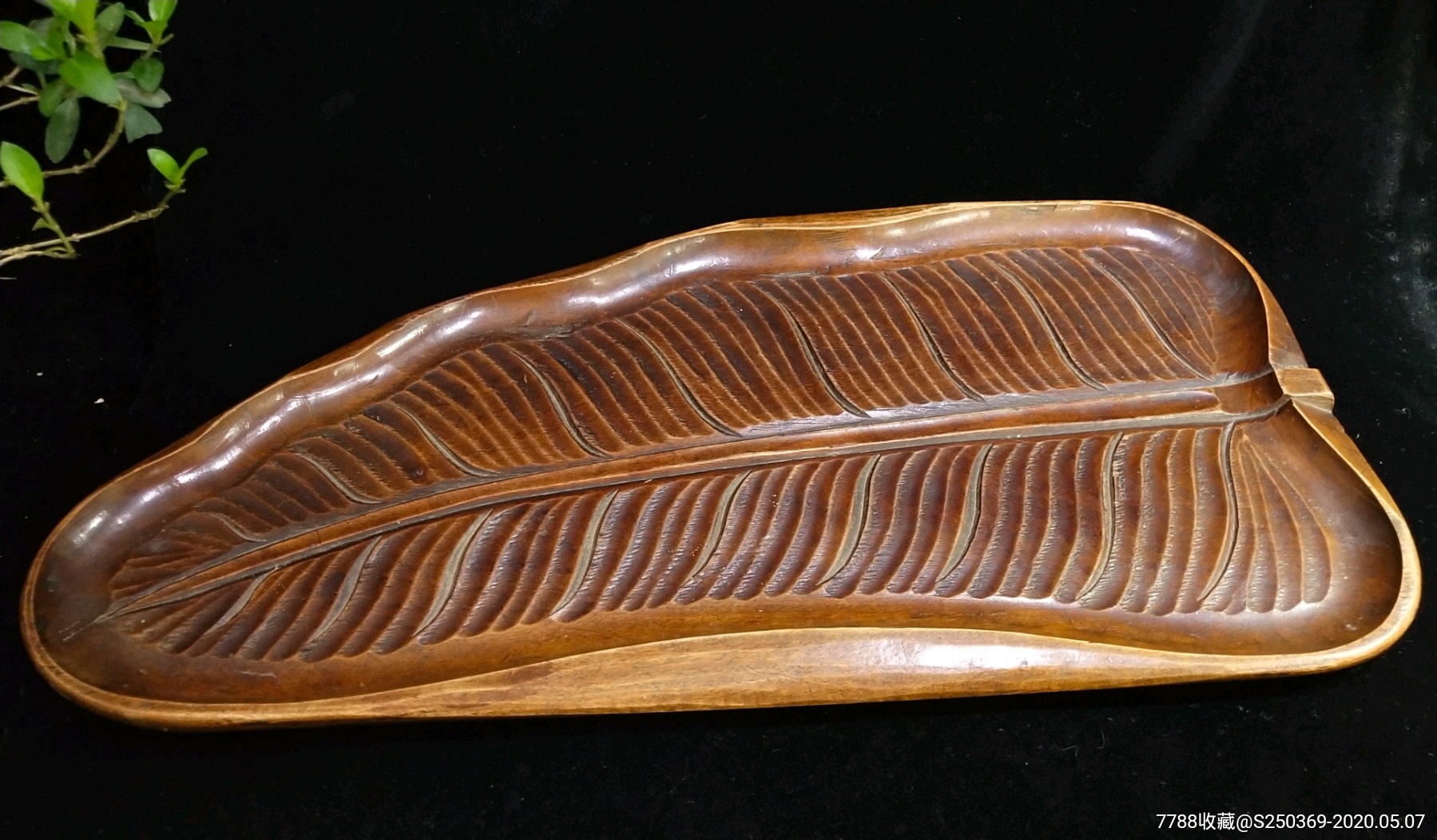 日本回流叶形茶盘