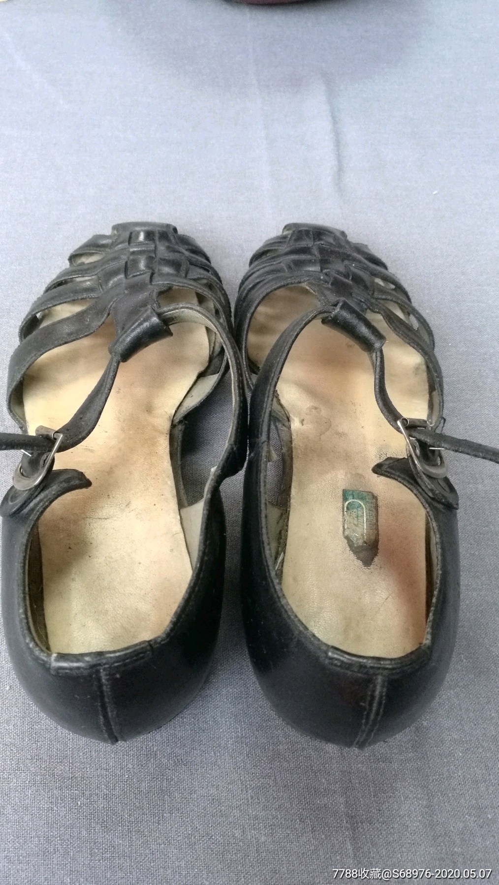 老皮凉鞋六七十年代八带皮凉鞋年代戏影视道具可用可藏夏天穿清凉一夏