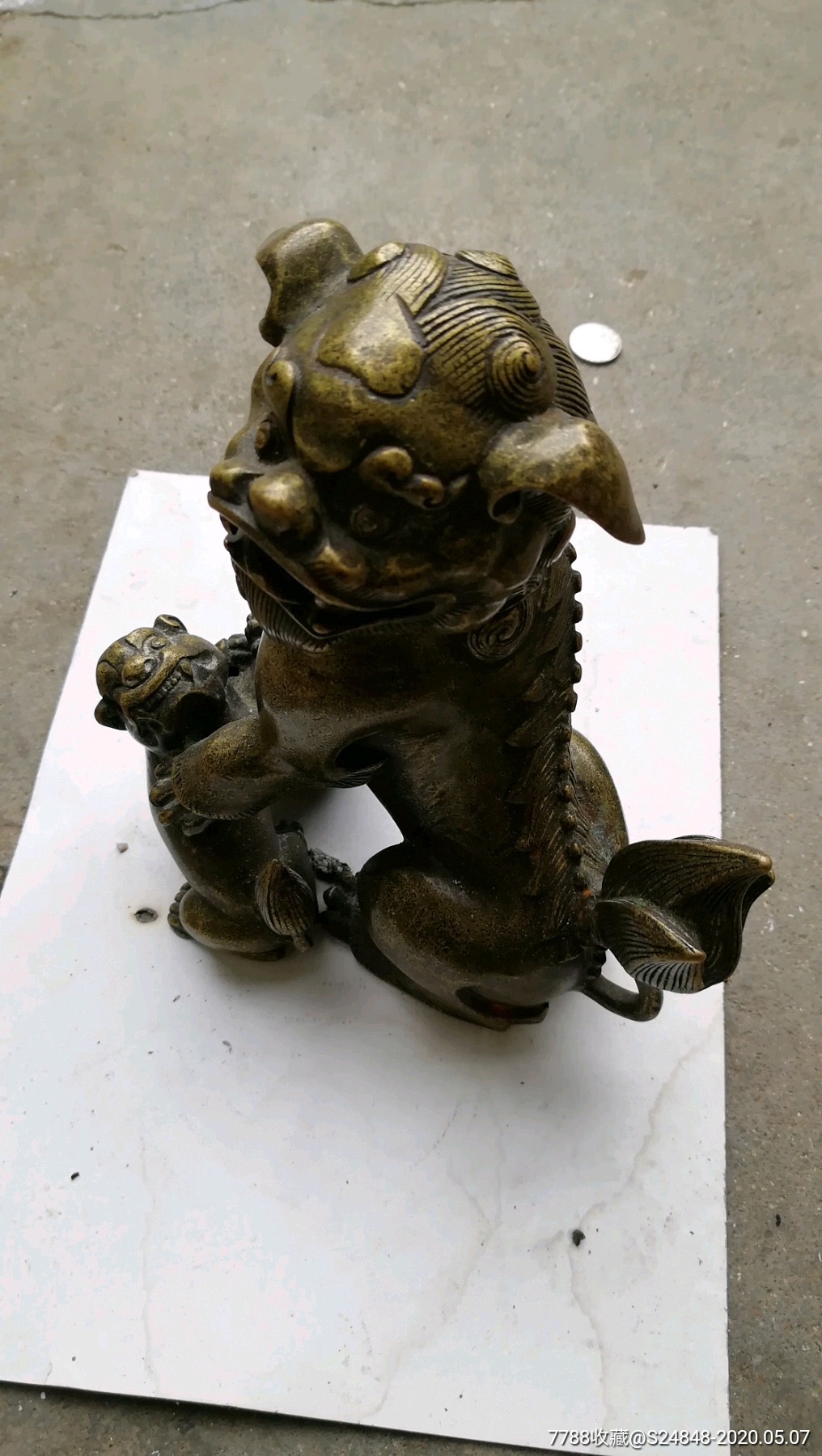 铜狮子摆件_价格1200.0000元_第1张_7788收藏__收藏热线