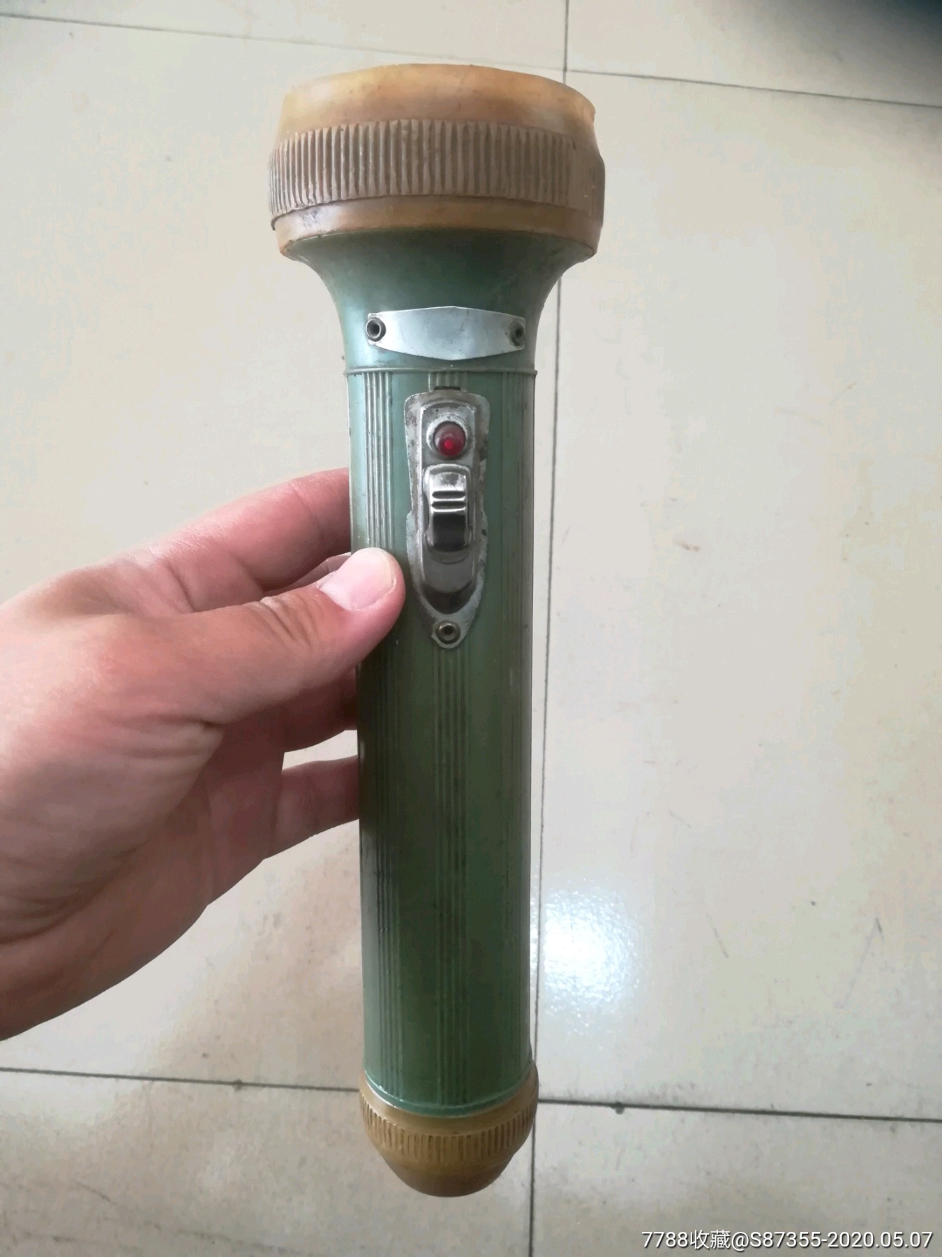 文革时期塑料老手电筒