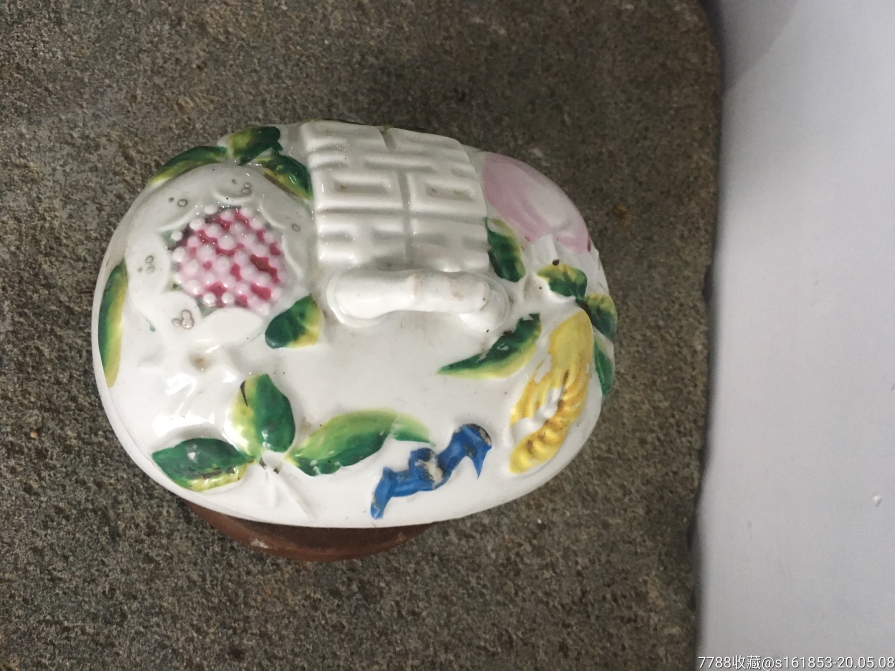 民国堆瓷肥皂盒多子多福多寿,题材好,全品,包老包邮偏远地区除外,品