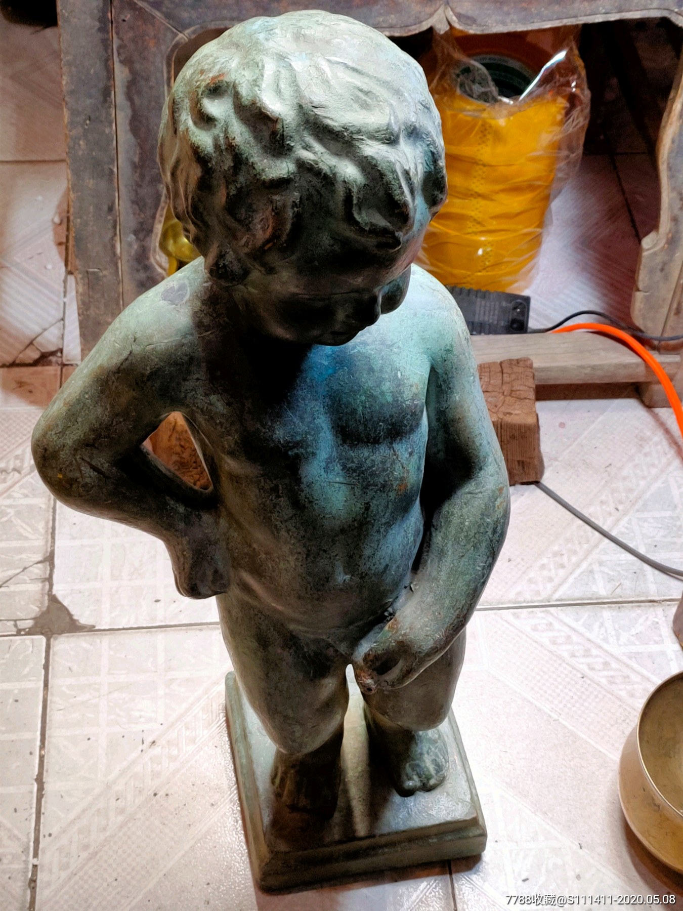 西洋艺术品人物铜摆件