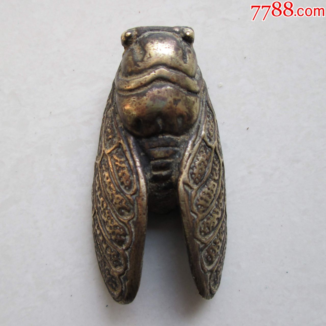 清代民国铜蝉铜知了