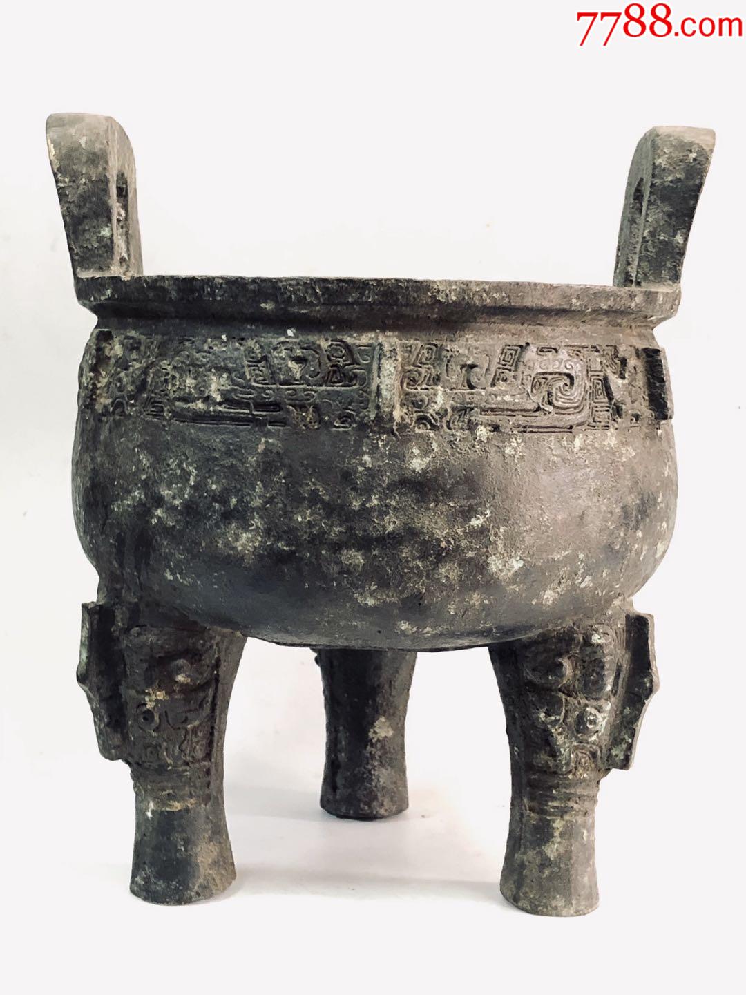 蒙古祭祀鼎式青铜香炉