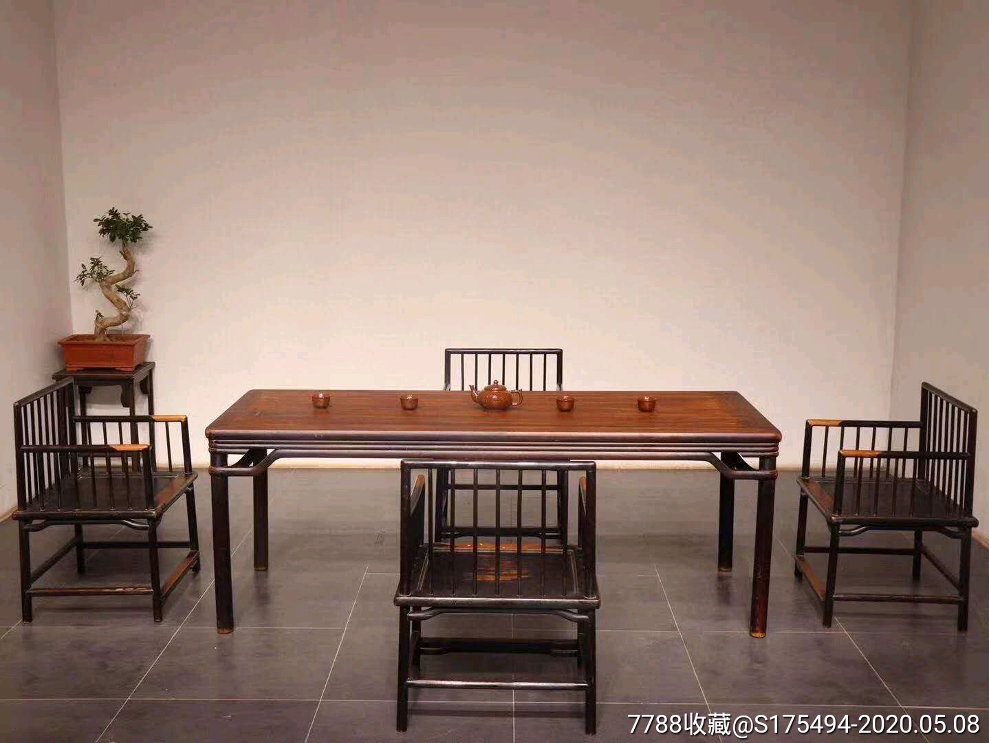 明式茶台五件套