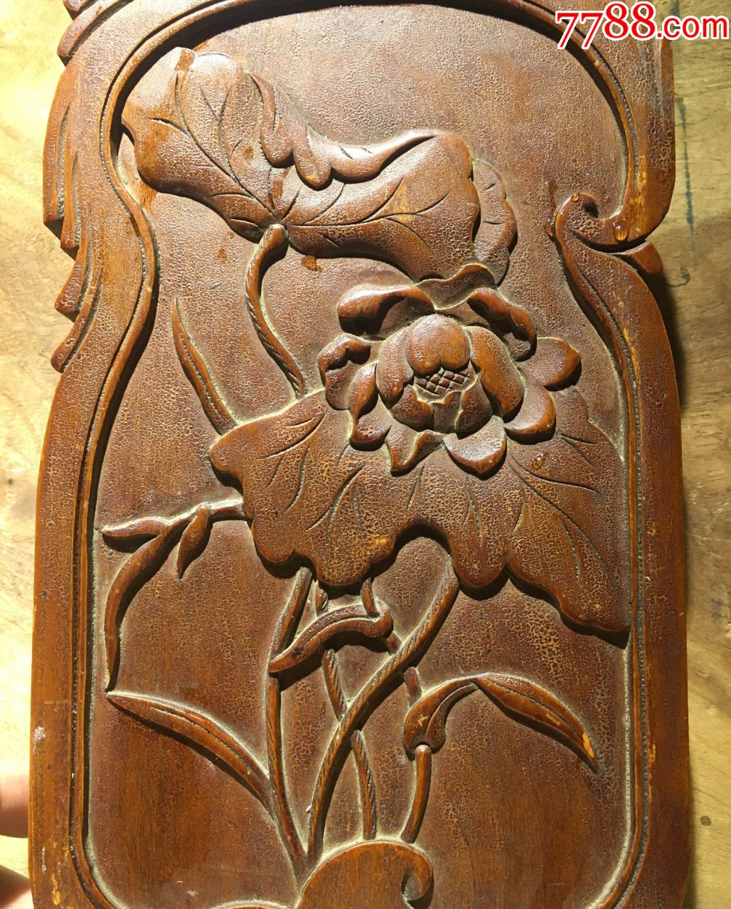 老木雕板精品木雕一对装饰挂件背景墙