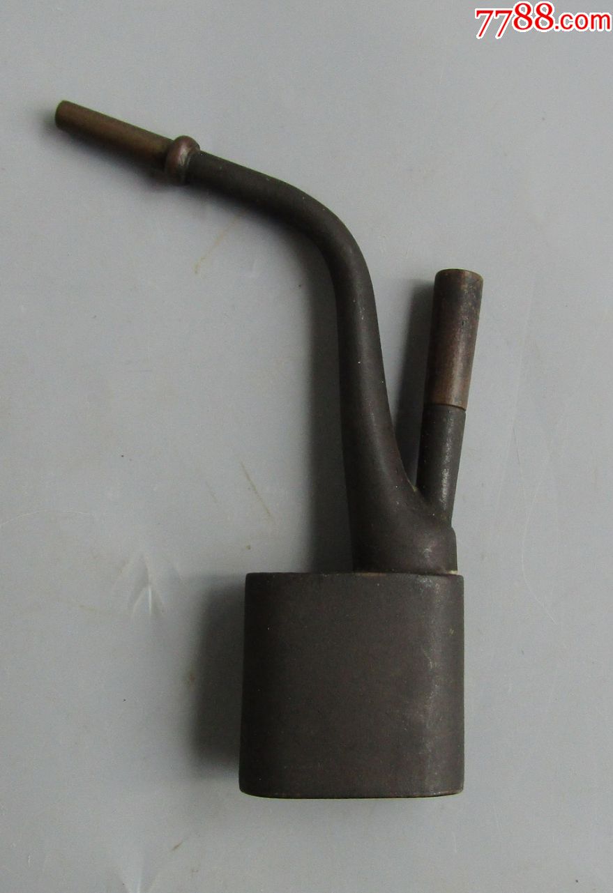 民国小个铜水烟壶