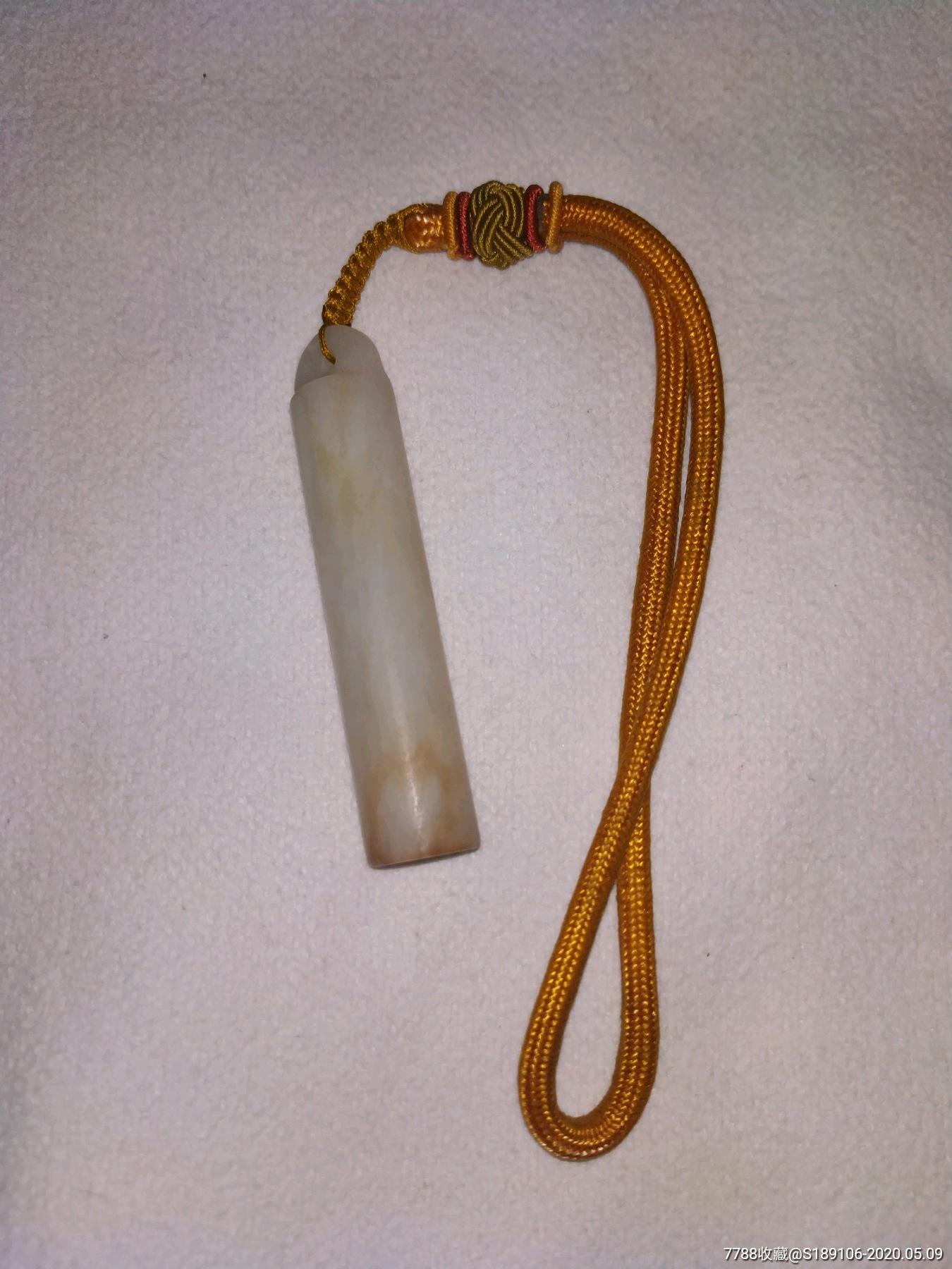 工艺品和田玉翎管