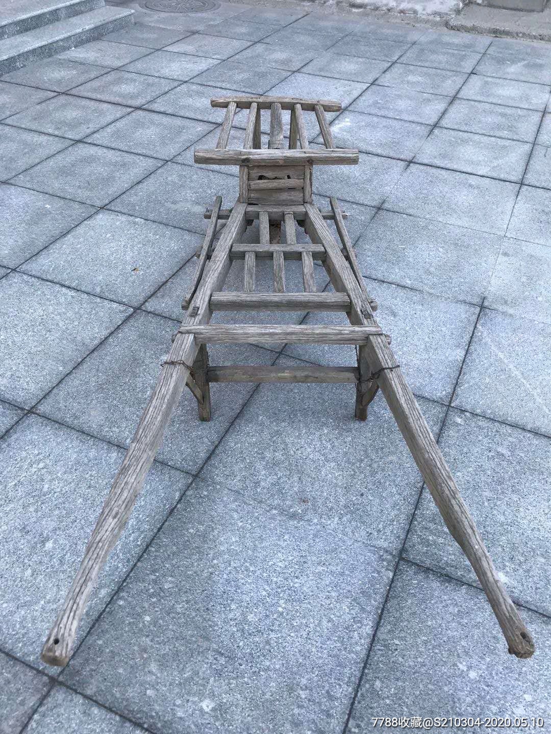 老清代老推车,榆木,岁月苍桑,生活见证!