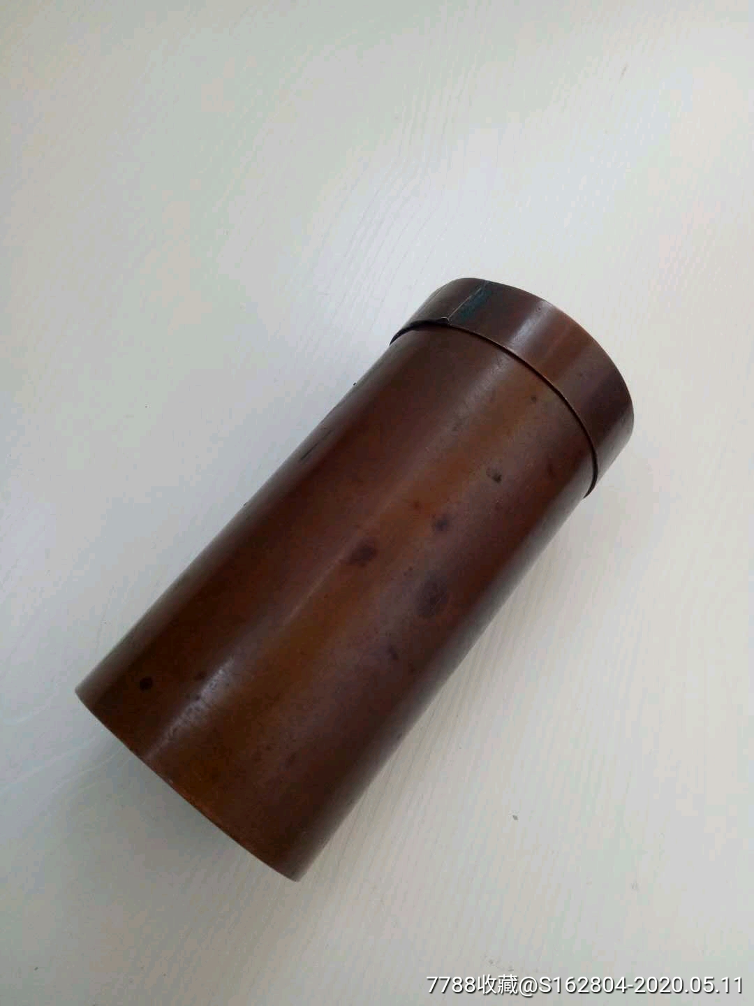 民国时期遗留老紫铜罐子