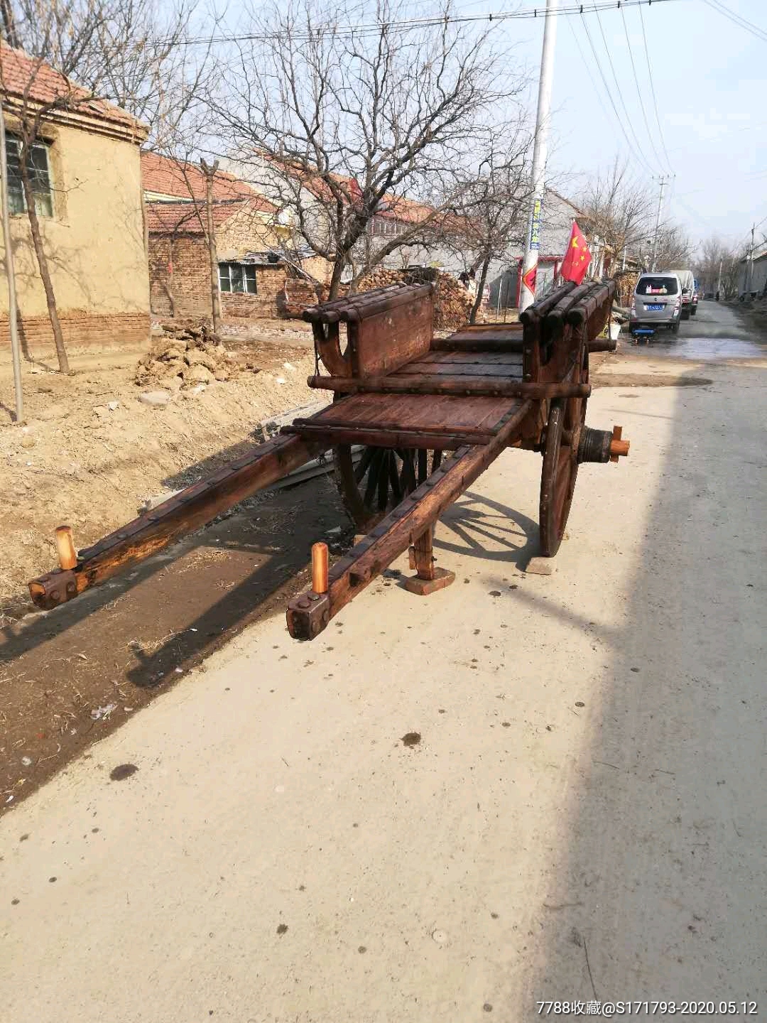 民国老马车带铁艺