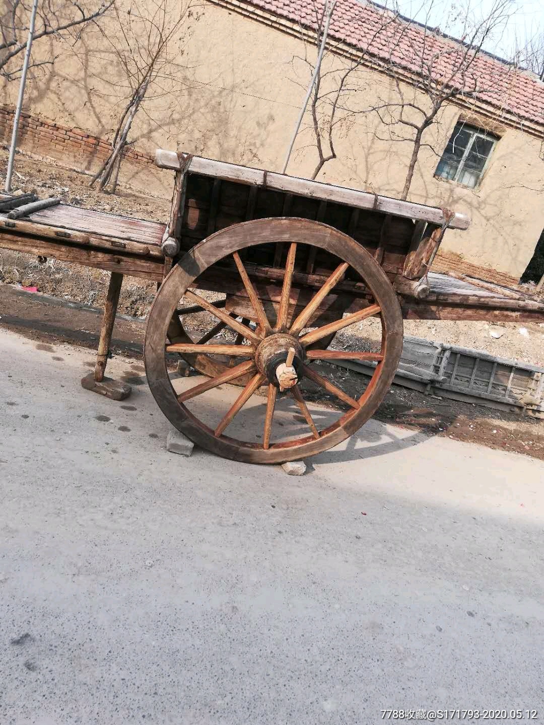 民国老马车,带铁艺