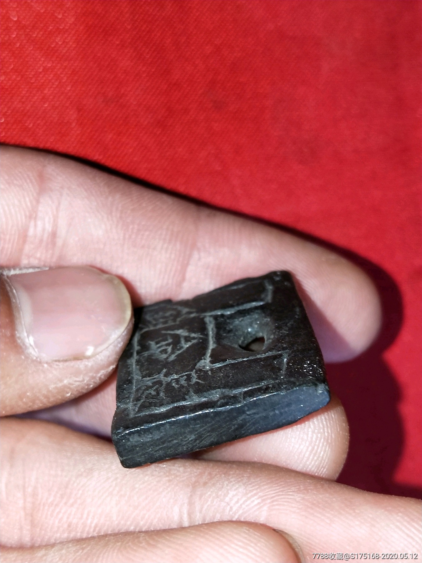 清代精品老石锁