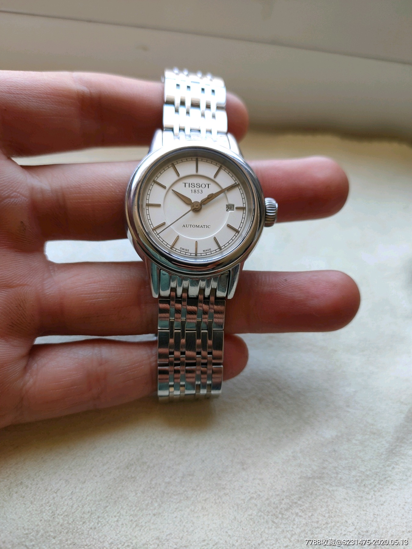 天梭经典全自动机械女表