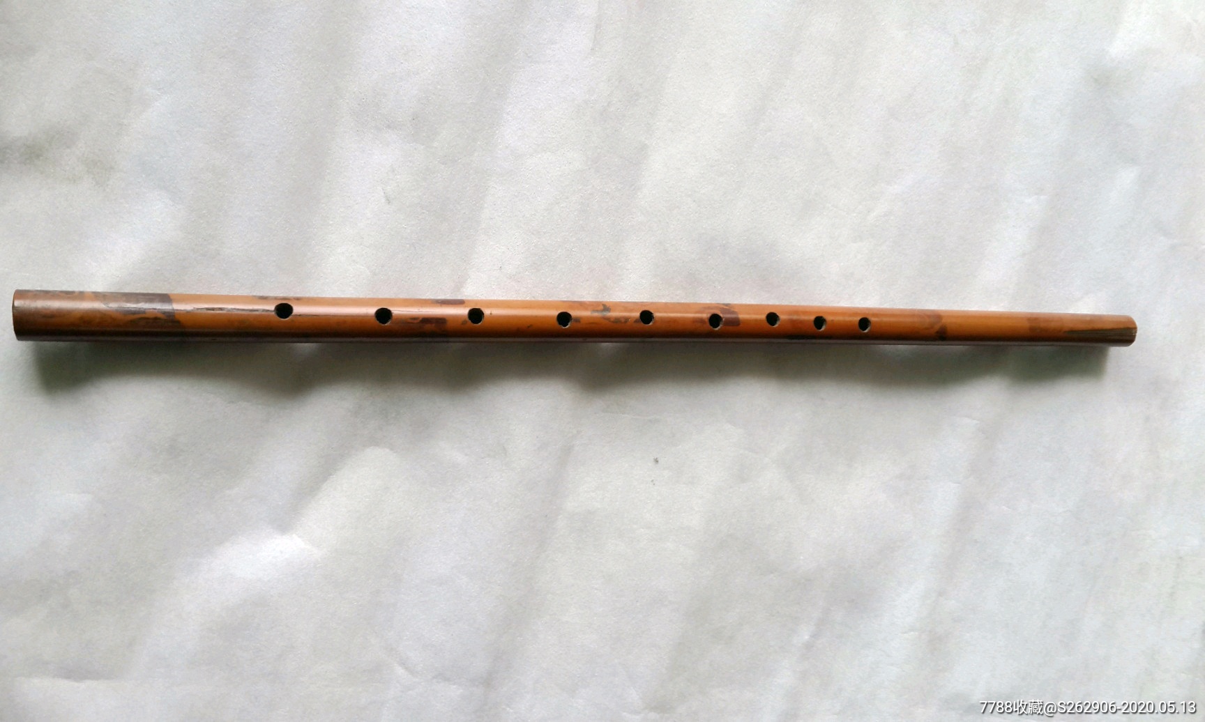 老笛子老竹笛古玩杂项收藏九孔笛