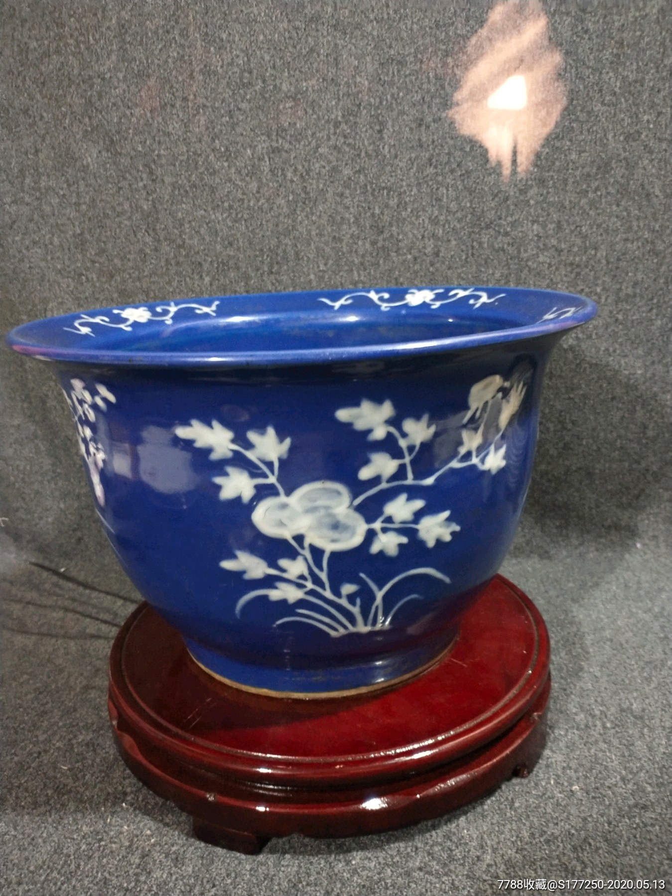 清代四季花 大花盆