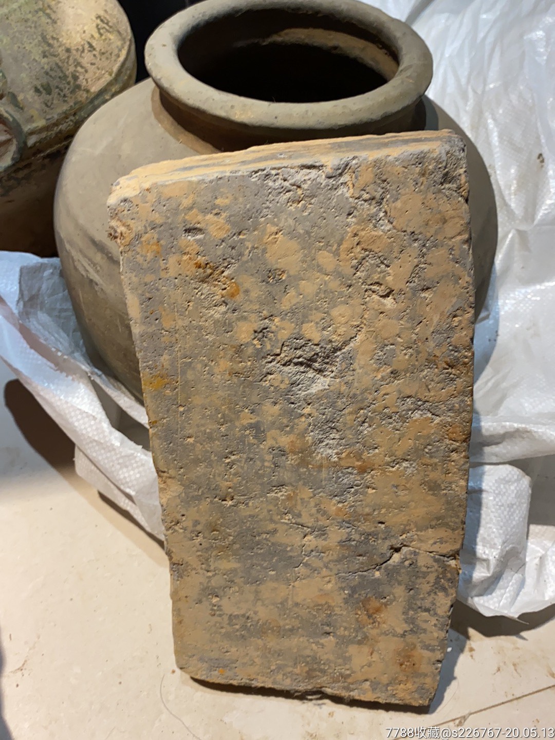 古玩杂项古董带字汉砖