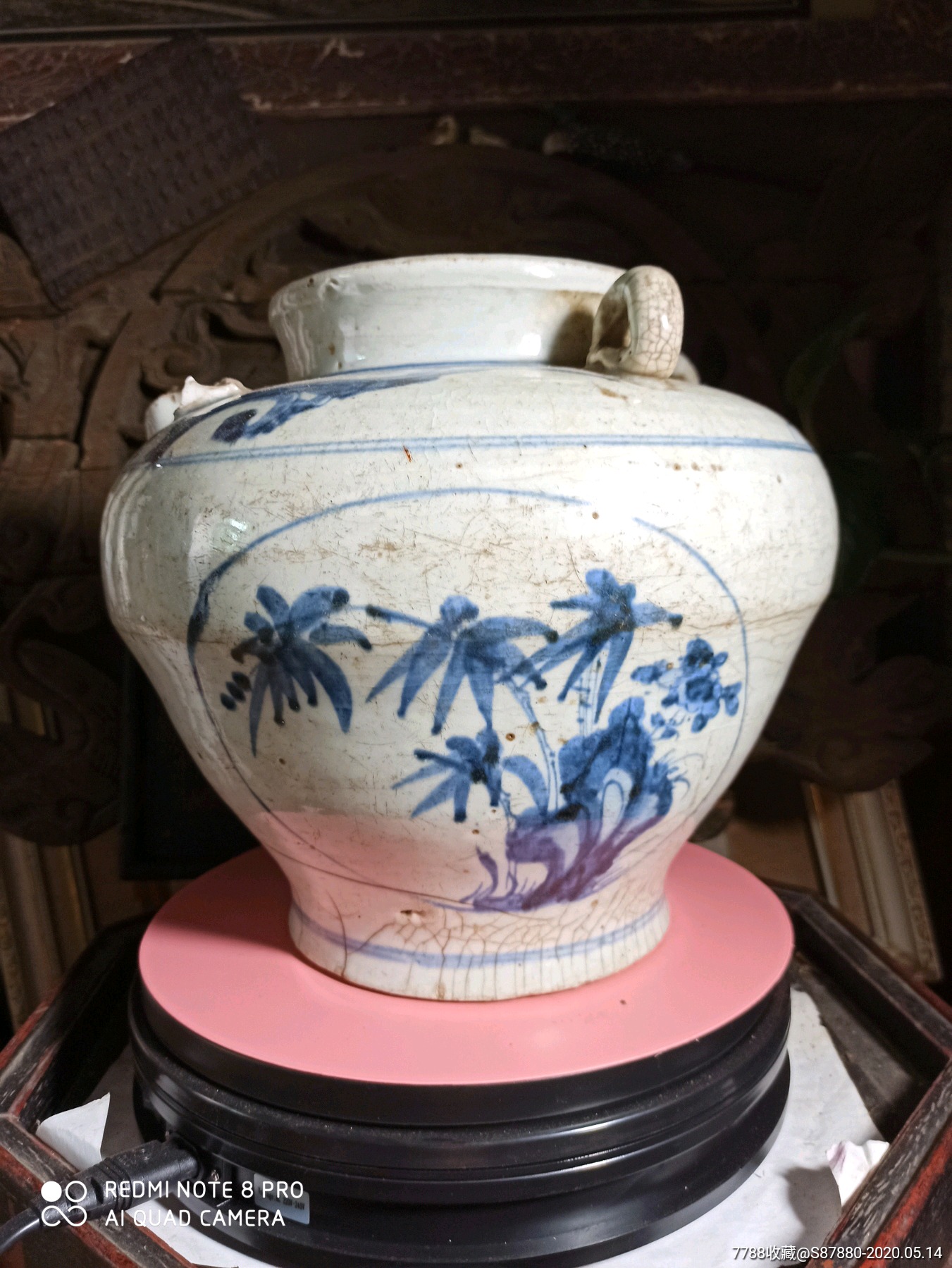 明代青花瓷大瓶