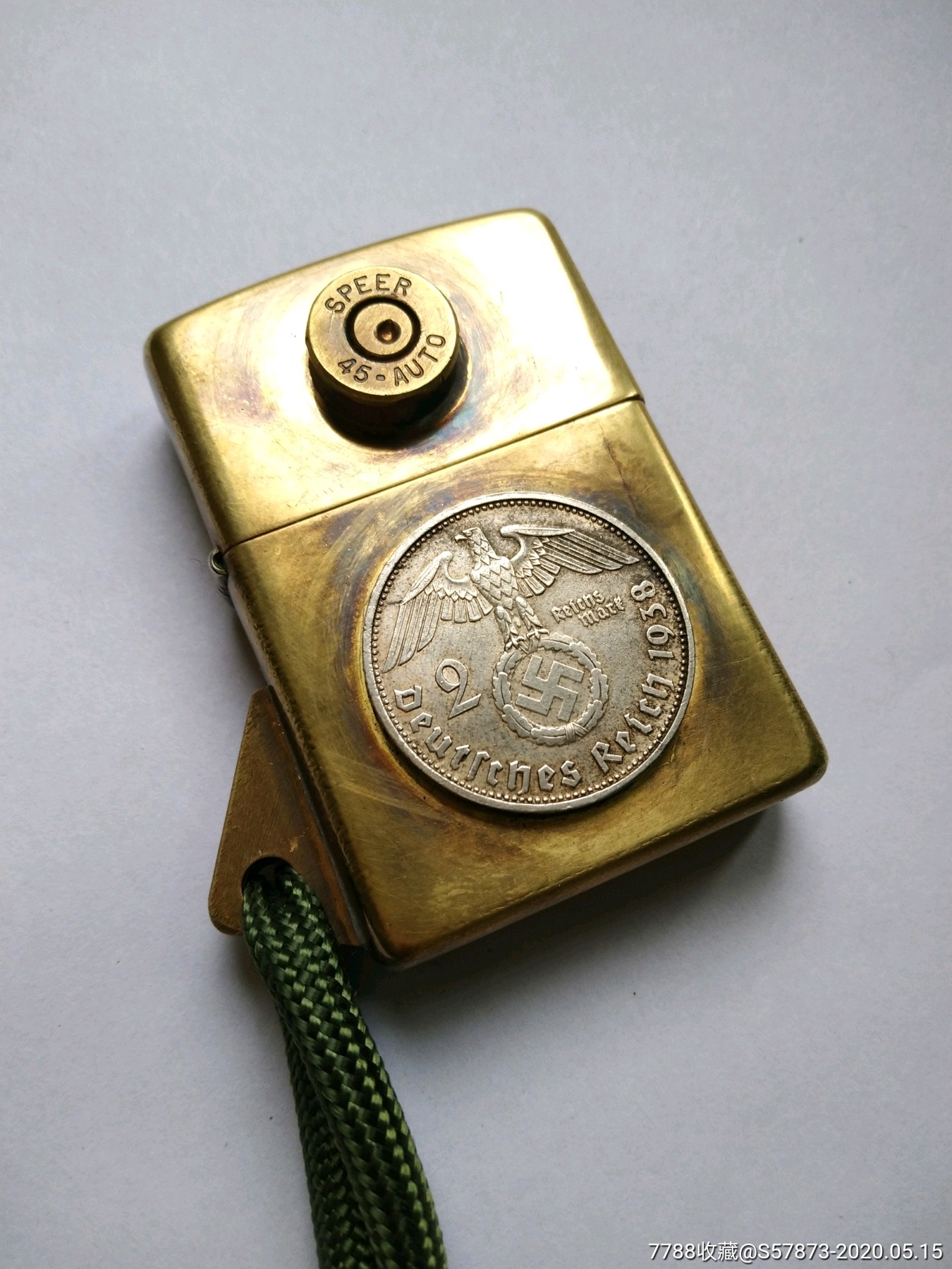 海淘直邮现货美国铜zippo火机