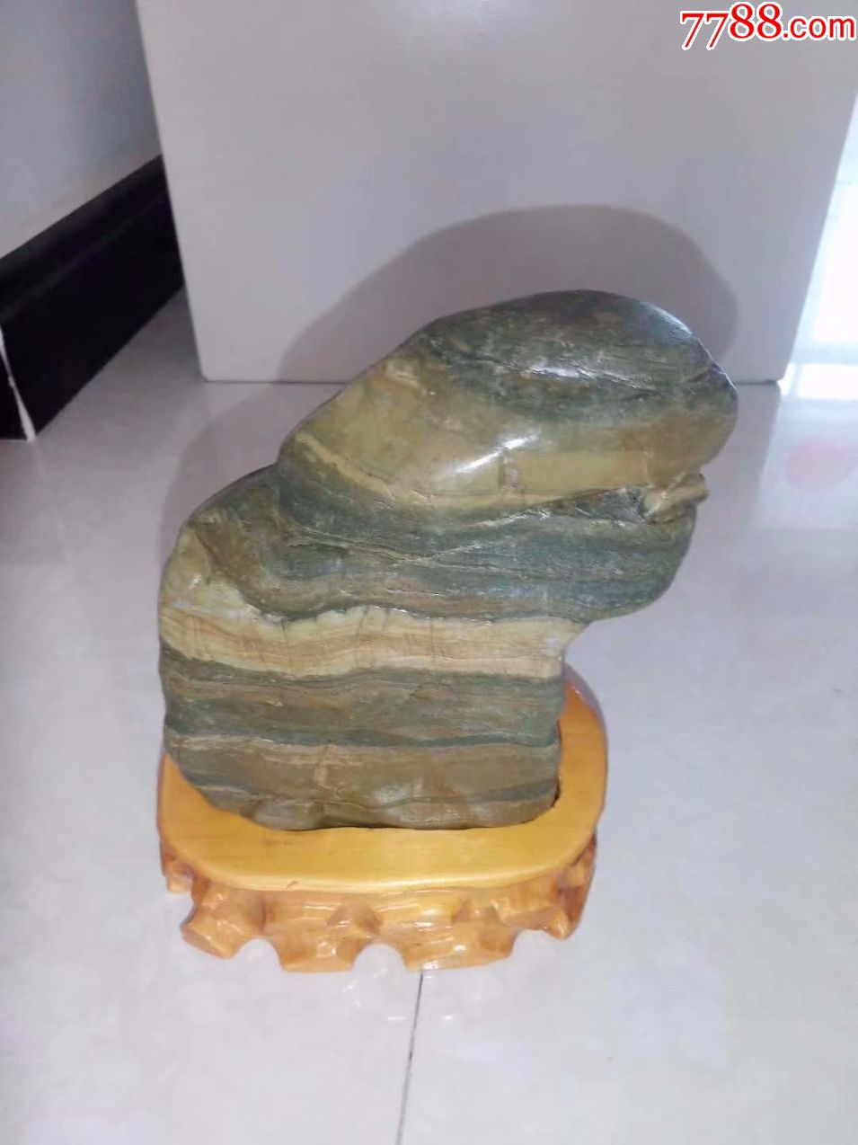 打磨抛光配座天然图案奇石1千包快