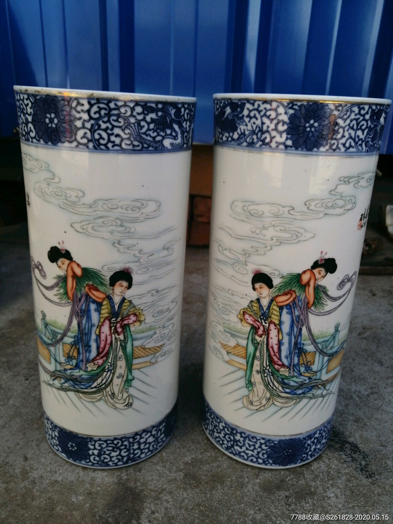 罗宿氏精品完整帽筒