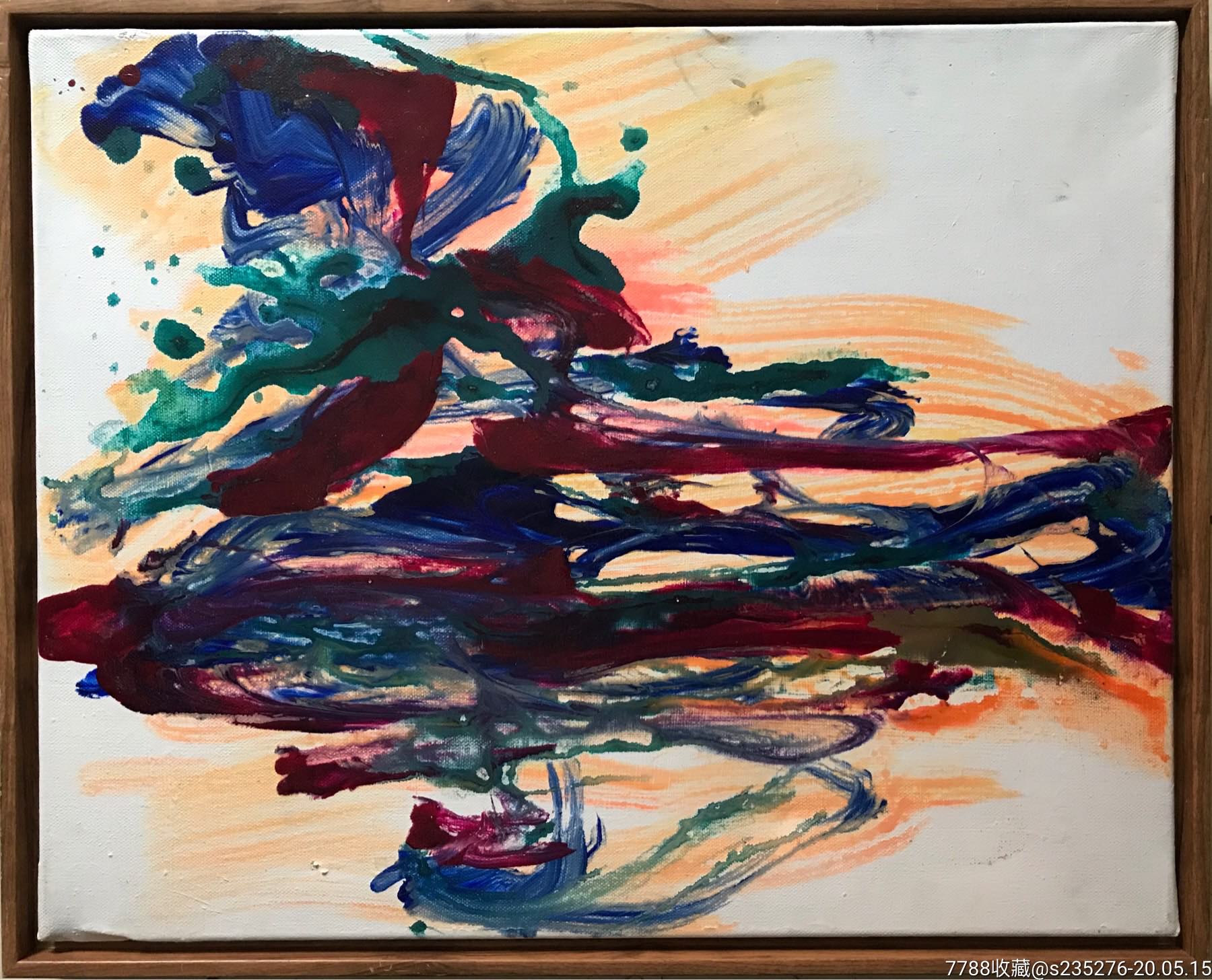 抽象油画作品b13