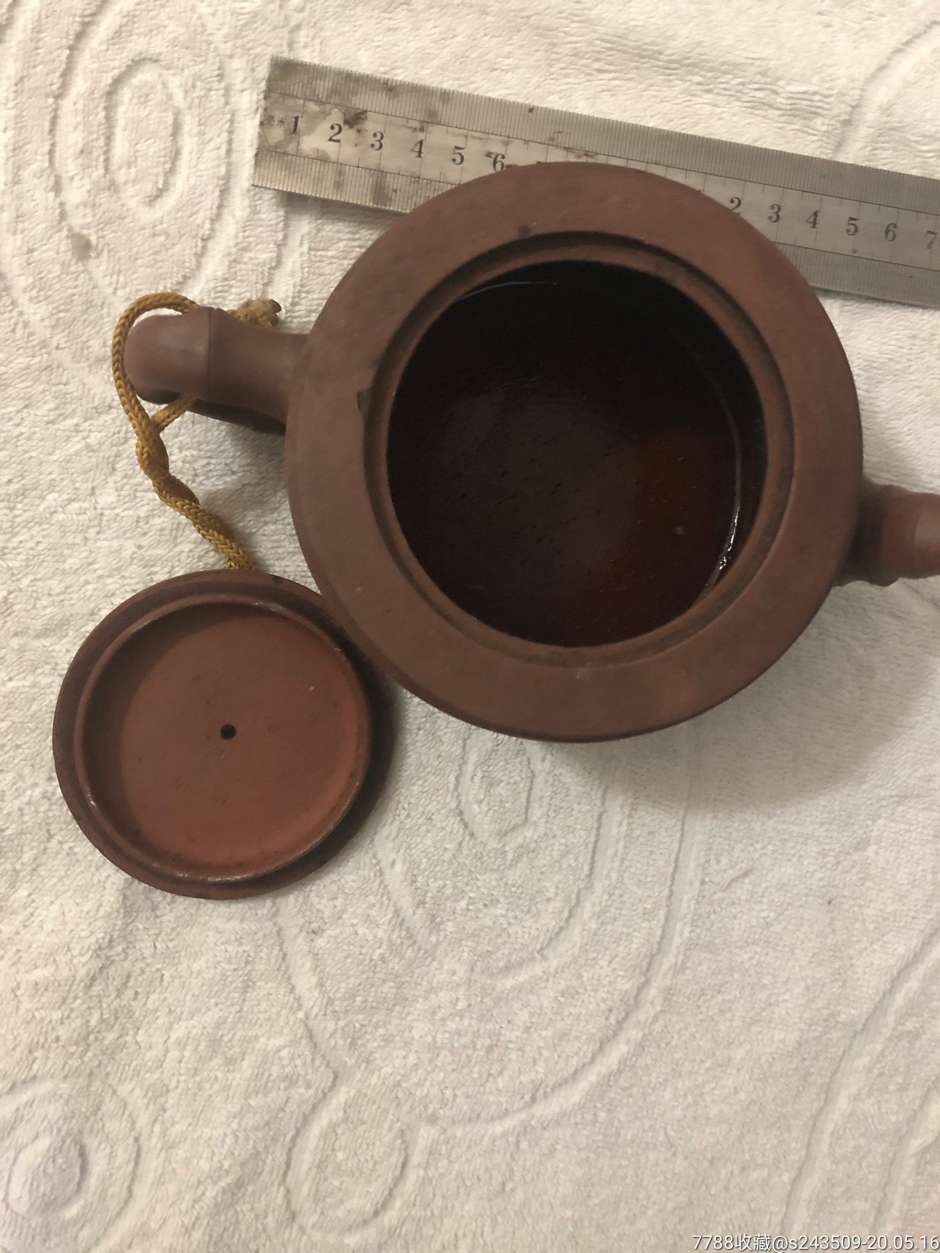 红雨刻钱云珍制作76年紫砂壶