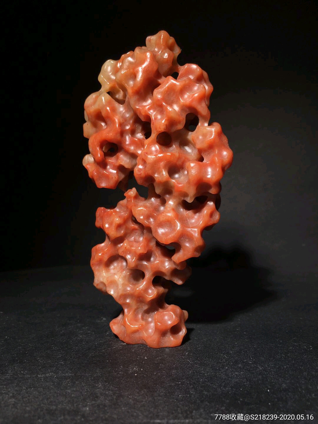 印度龙蛋石山子摆件