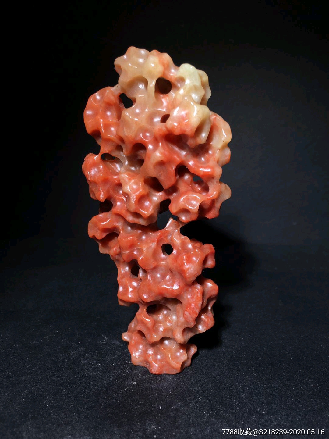 印度龙蛋石山子摆件