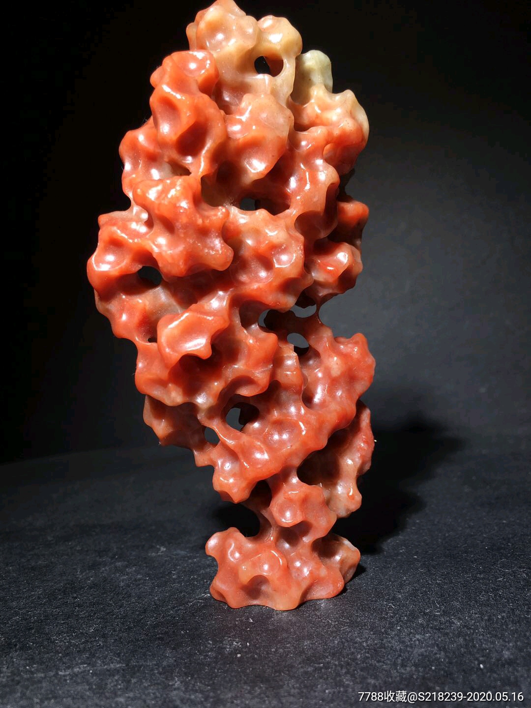 印度龙蛋石山子摆件