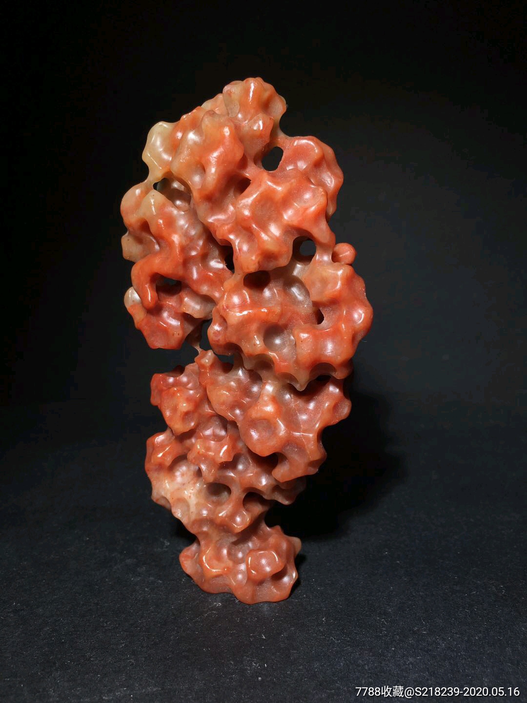 印度龙蛋石山子摆件