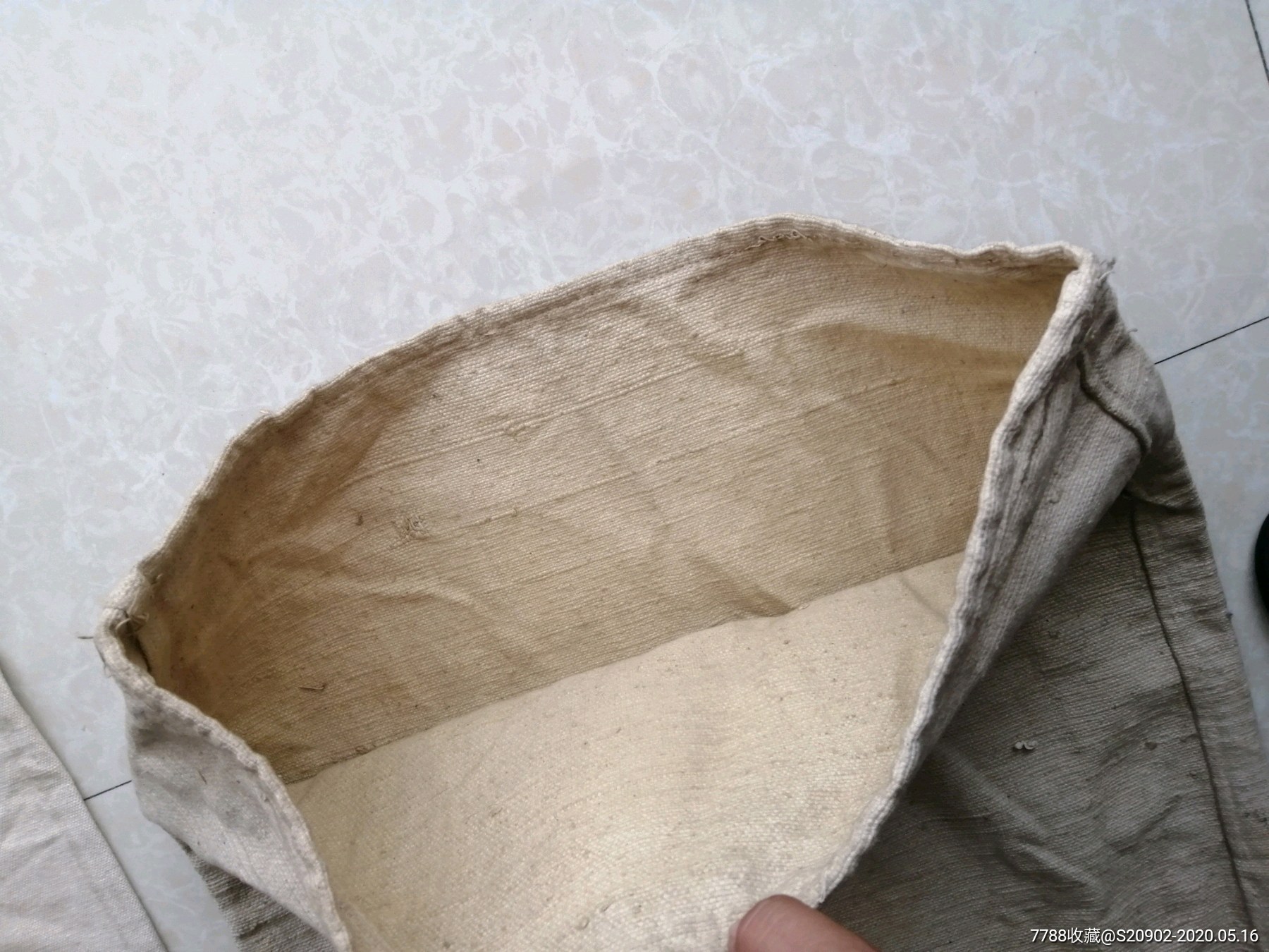 民国时期长布粮袋_褡裢/布包/布袋_第2张_7788核雕收藏