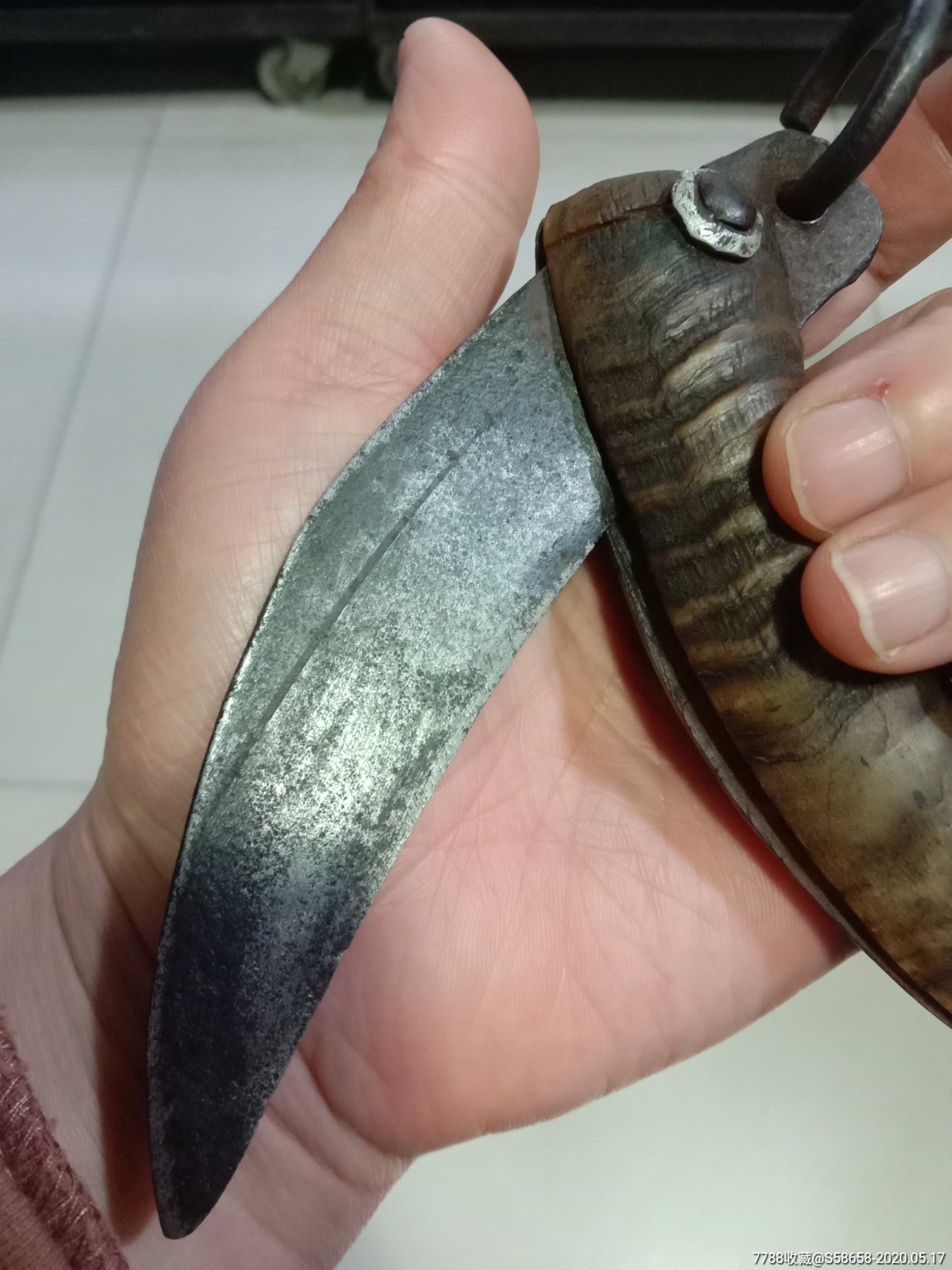 清晚到民国的牛角小鱼刀