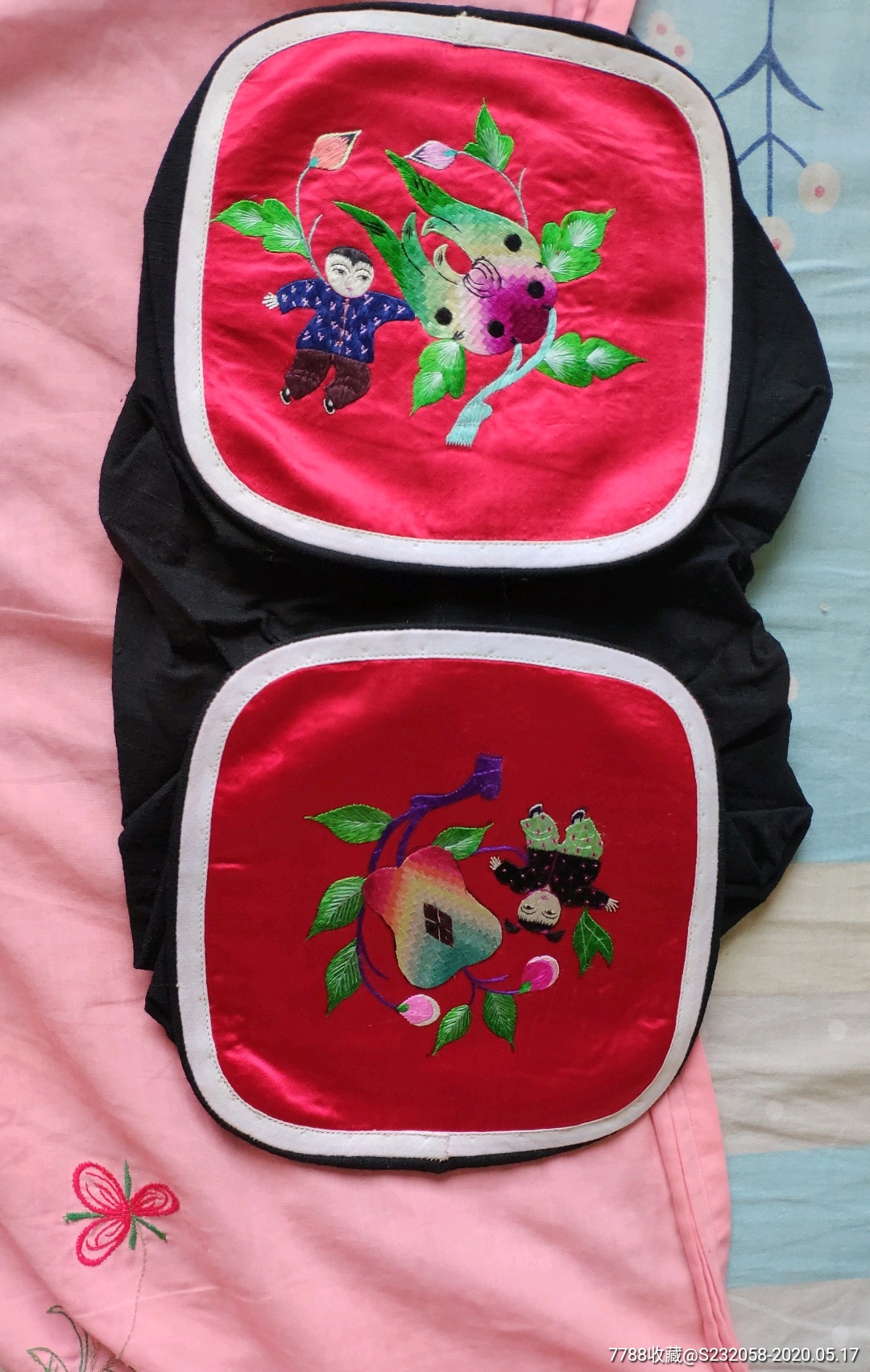 关中绣花枕头(精品)