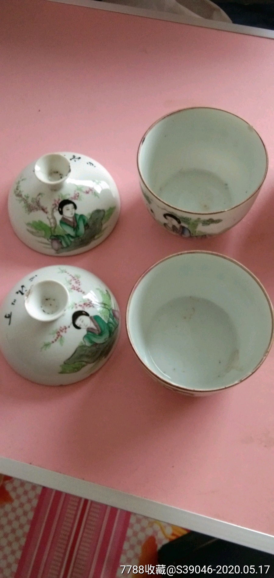 刘荣盛人物小将军罐一对