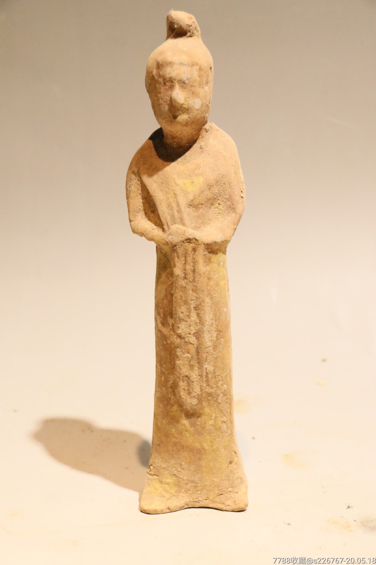 高古陶唐代陶侍女佣