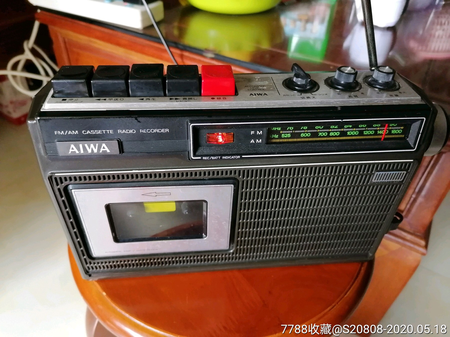 日本原装爱华收录机