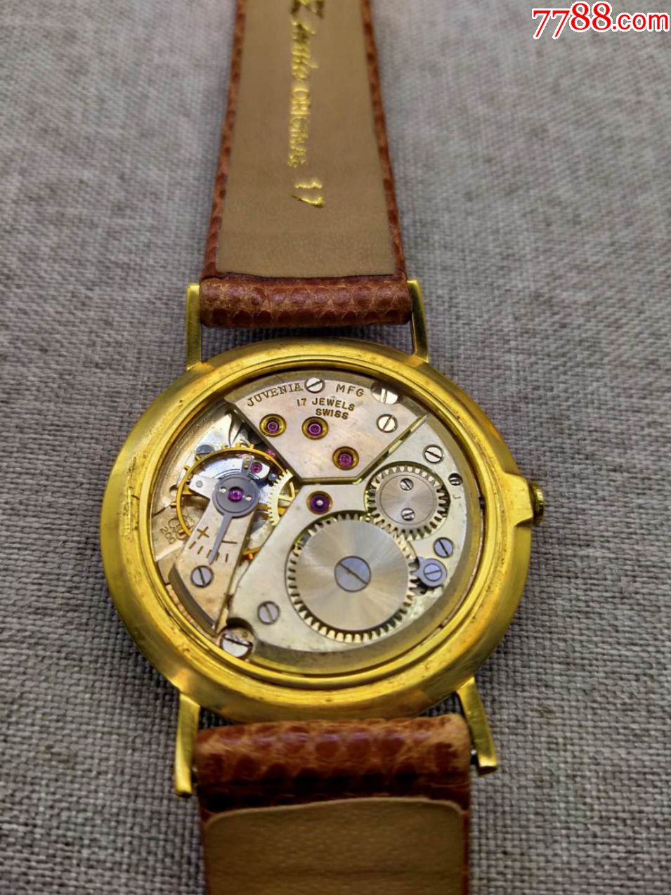 好品瑞士奢侈品牌尊皇金套筒小三针包金男士腕表