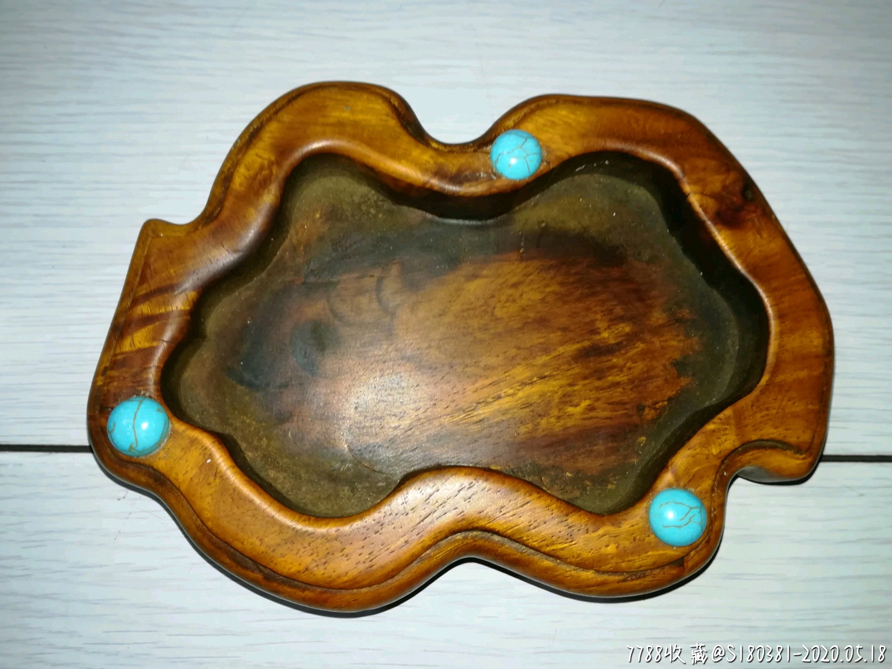 古玩杂项收藏实木砚台老红木花梨木文房用具摆件砚台笔洗书房摆设复古