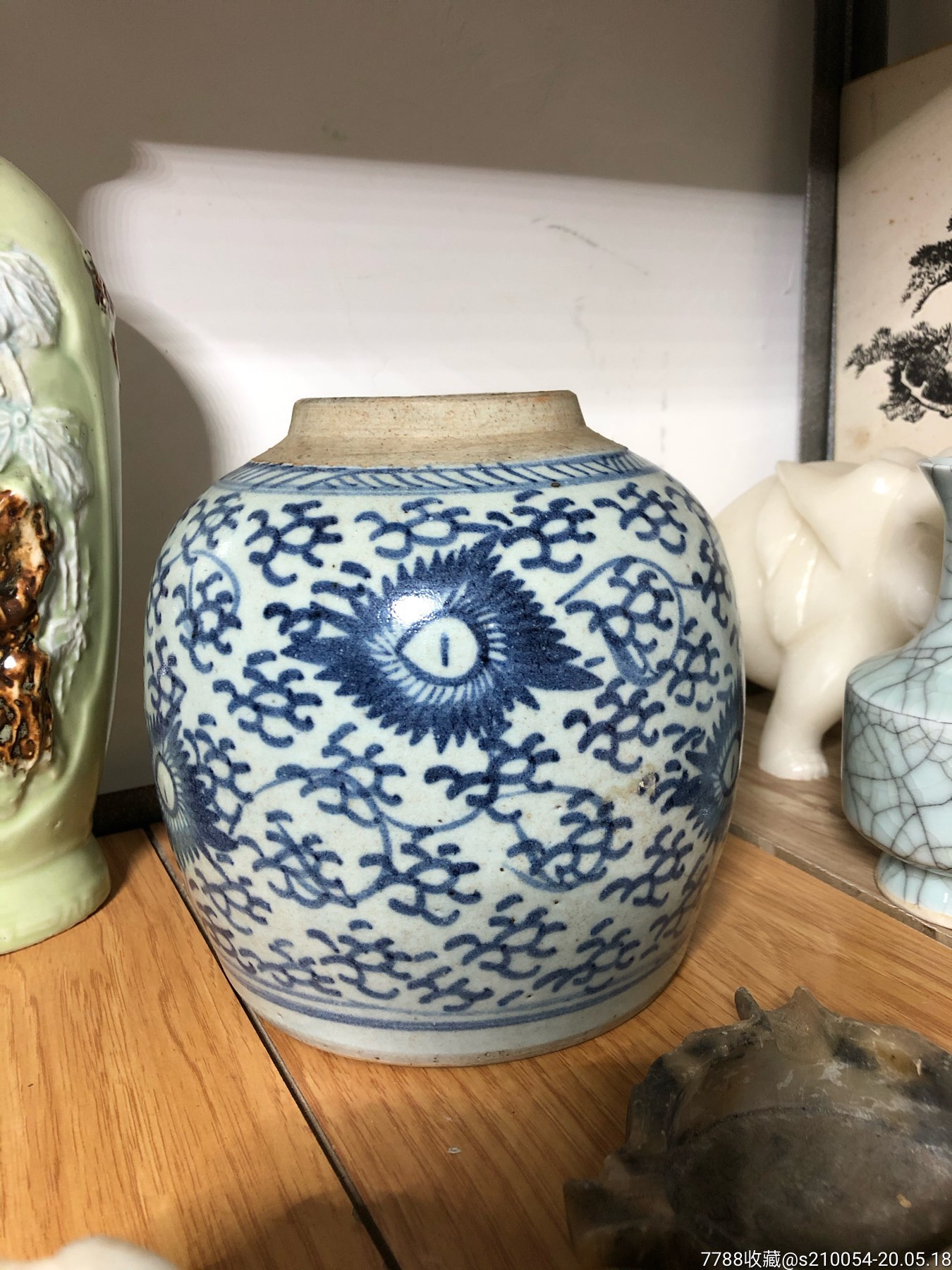 清乾隆小罐_青花瓷_小占裕宝轩【7788收藏__收藏热线】