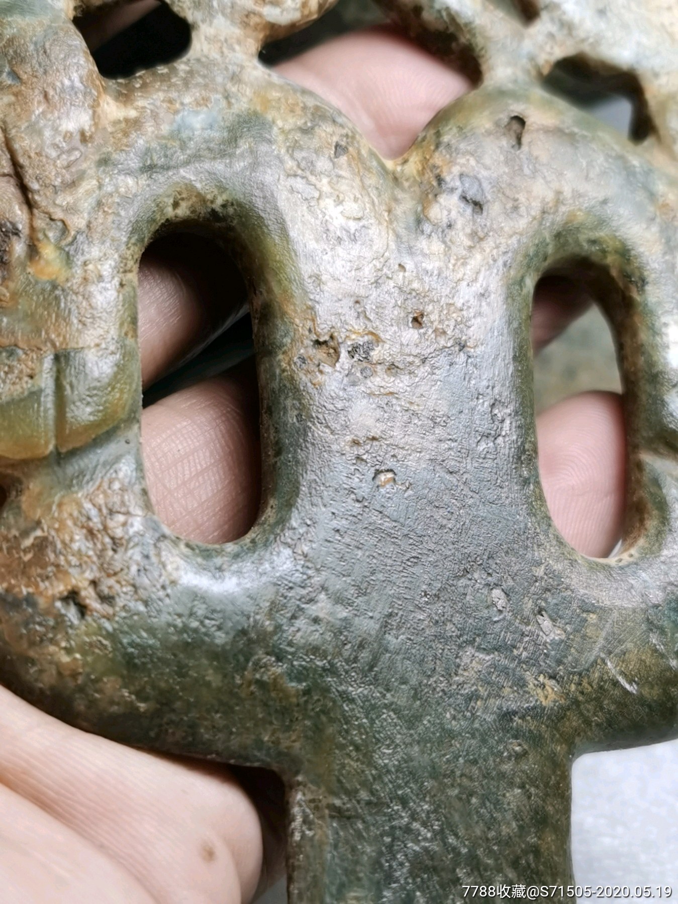 红山双龙玉璧,,,包浆沁色入骨,,,高古玉器红山玉器红山文化